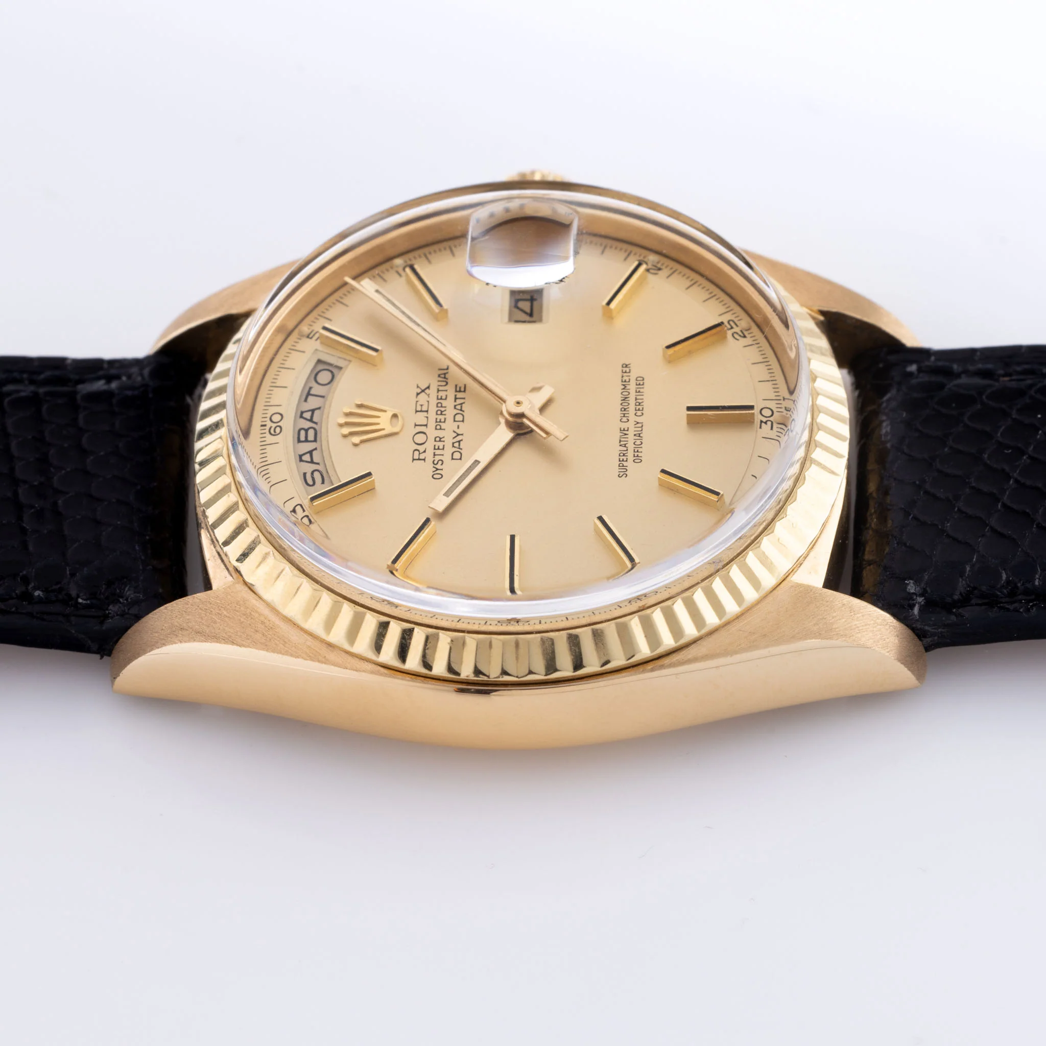 Rolex Day-date Yellow Gold Matte Champagne Dial ref 1803 - Image 8