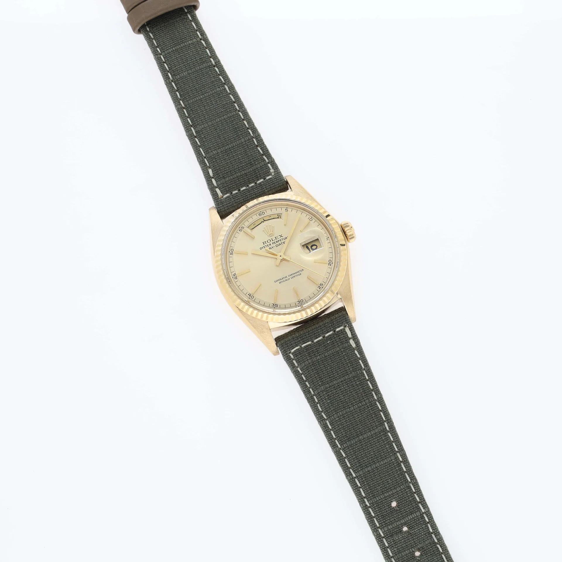 Rolex Day-Date 1803 Yellow Gold Cream Dial Arabic Day and Date - Image 8