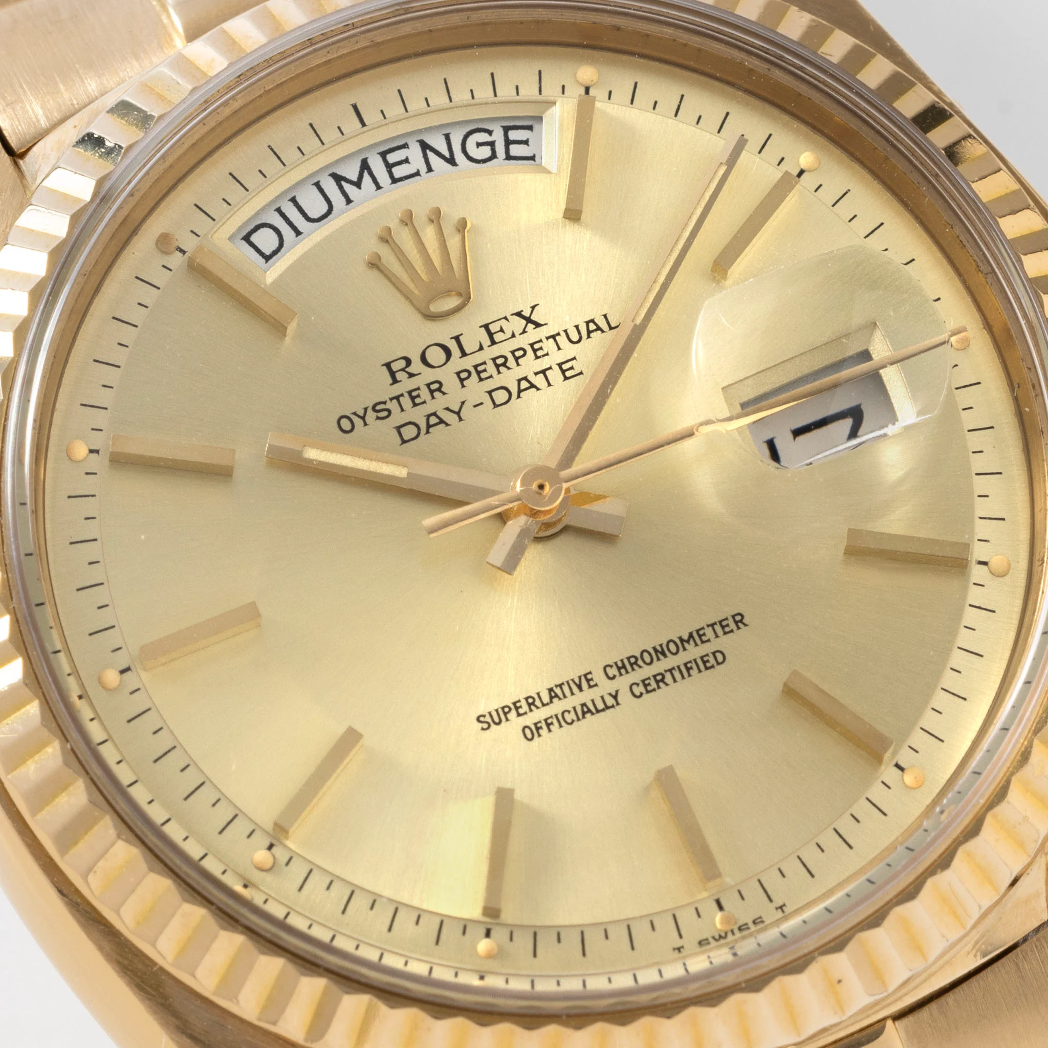Rolex Day-Date 1803 Yellow Gold Champagne Dial - Image 4