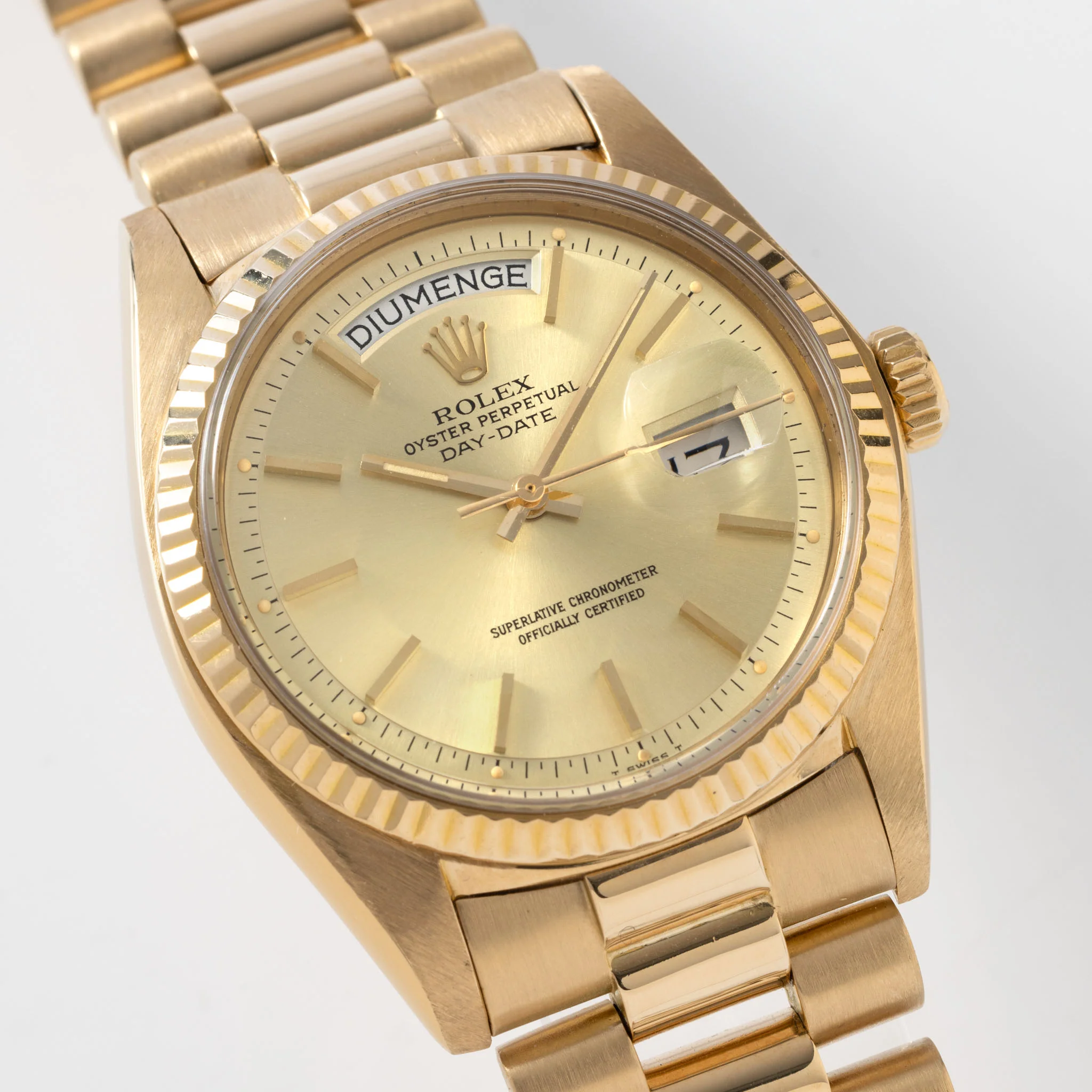 Rolex Day-Date 1803 Yellow Gold Champagne Dial - Image 5