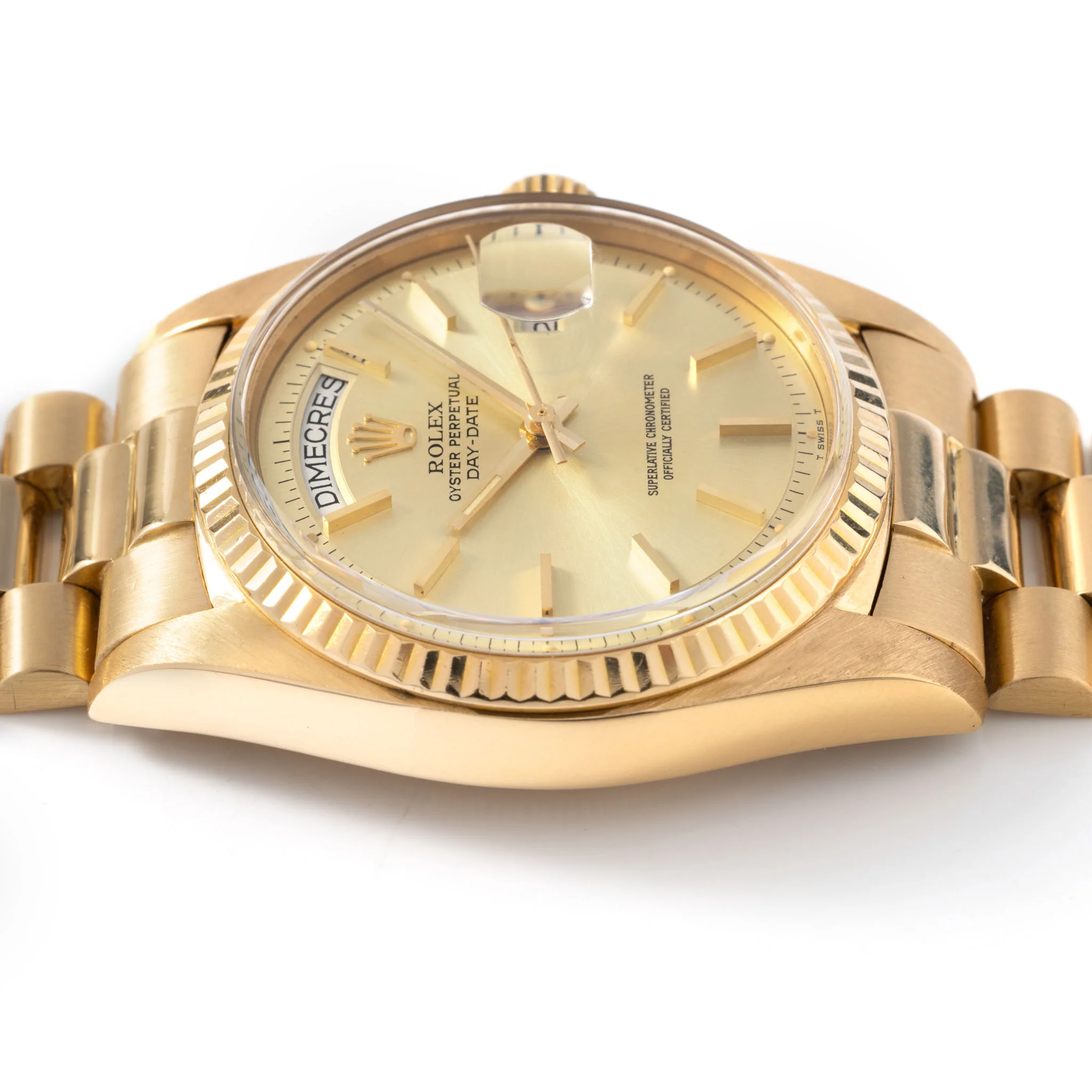 Rolex Day-Date 1803 Yellow Gold Champagne Dial - Image 7