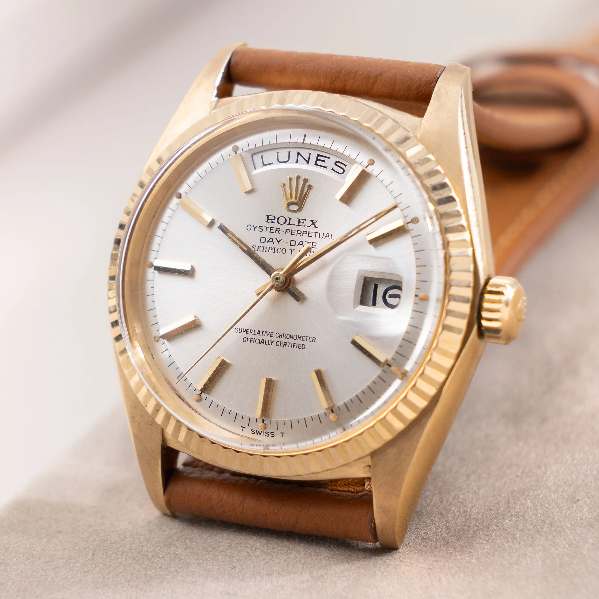 Rolex Day-Date 1803 double dash Serpico Y Laino Double Signed dial - Image 3