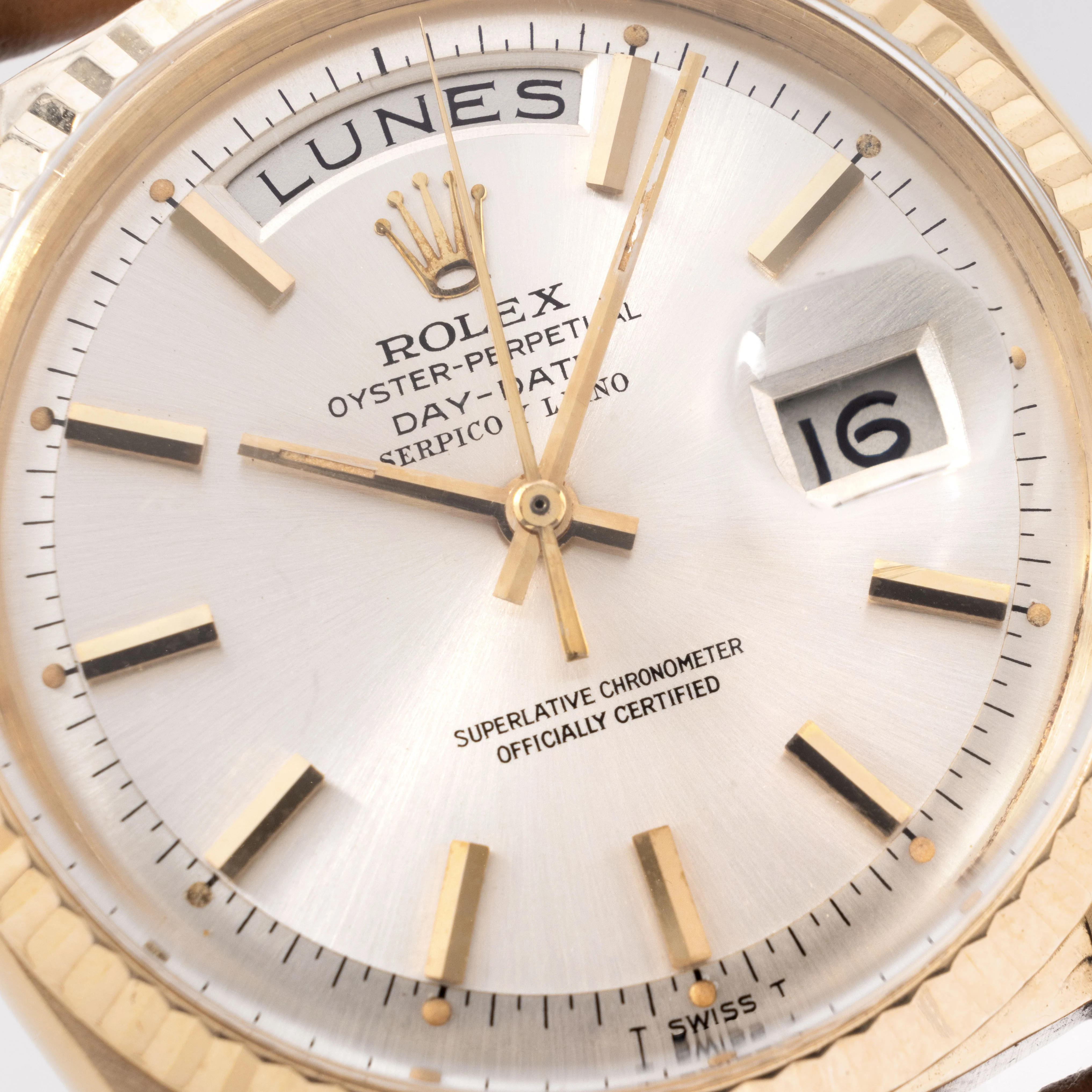 Rolex Day-Date 1803 double dash Serpico Y Laino Double Signed dial - Image 4