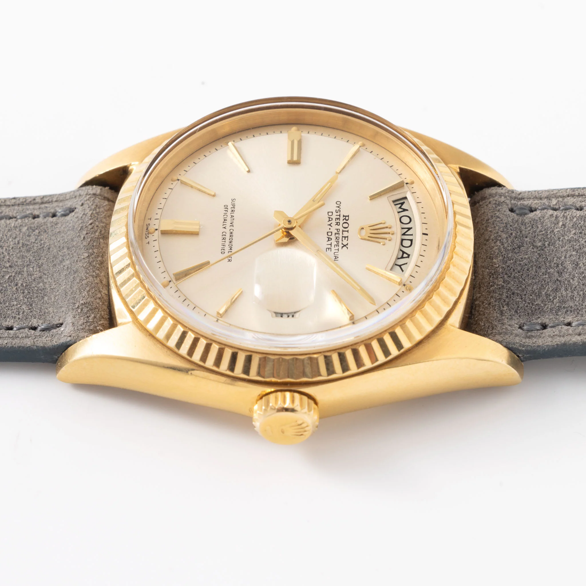 Rolex Day-Date 1803 Silver Dial with Cigarette Hands - Image 6