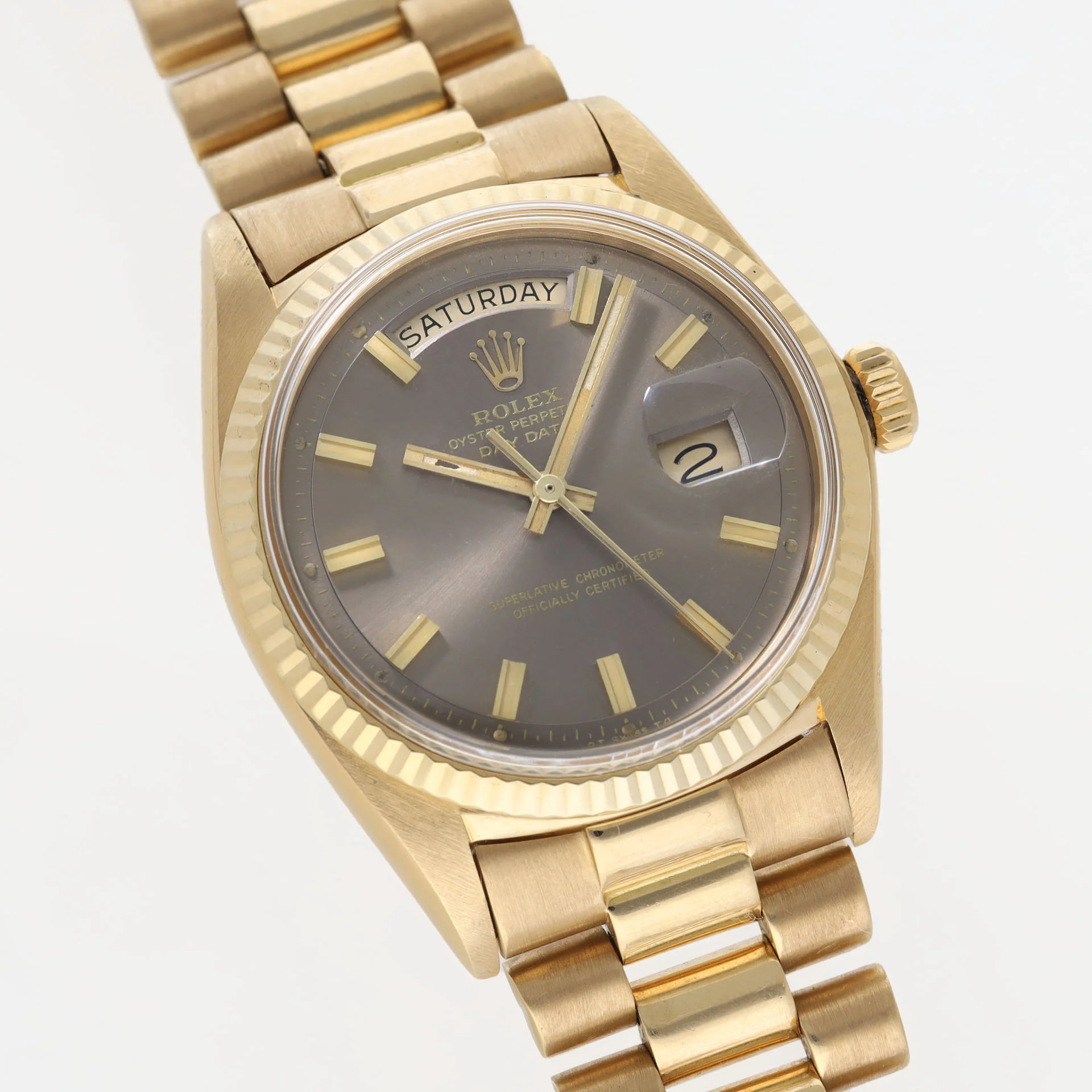 Rolex Day Date 1803 Wide Boy Grey Sigma Dial - Image 3