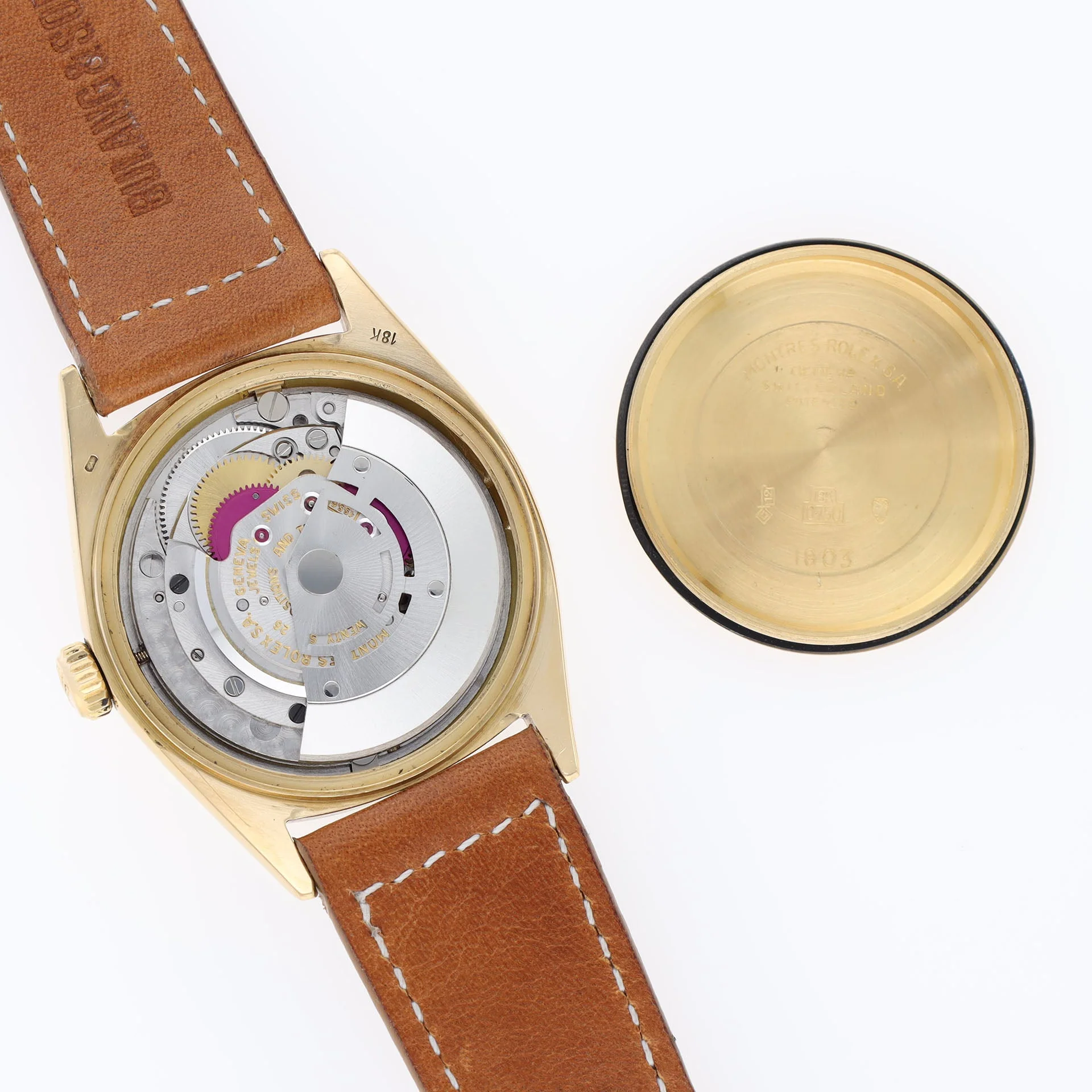 Rolex Day-Date 1803 Yellow Gold Cream Soleil Dial - Image 10