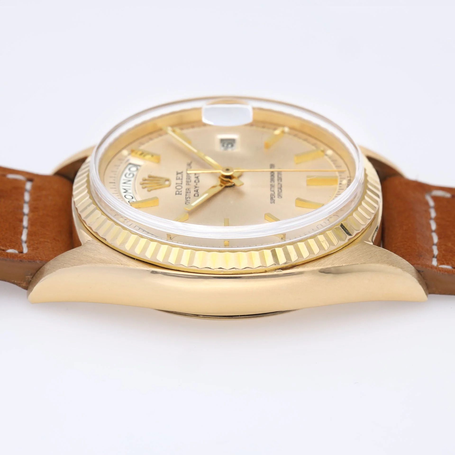 Rolex Day-Date 1803 Yellow Gold Cream Soleil Dial - Image 12