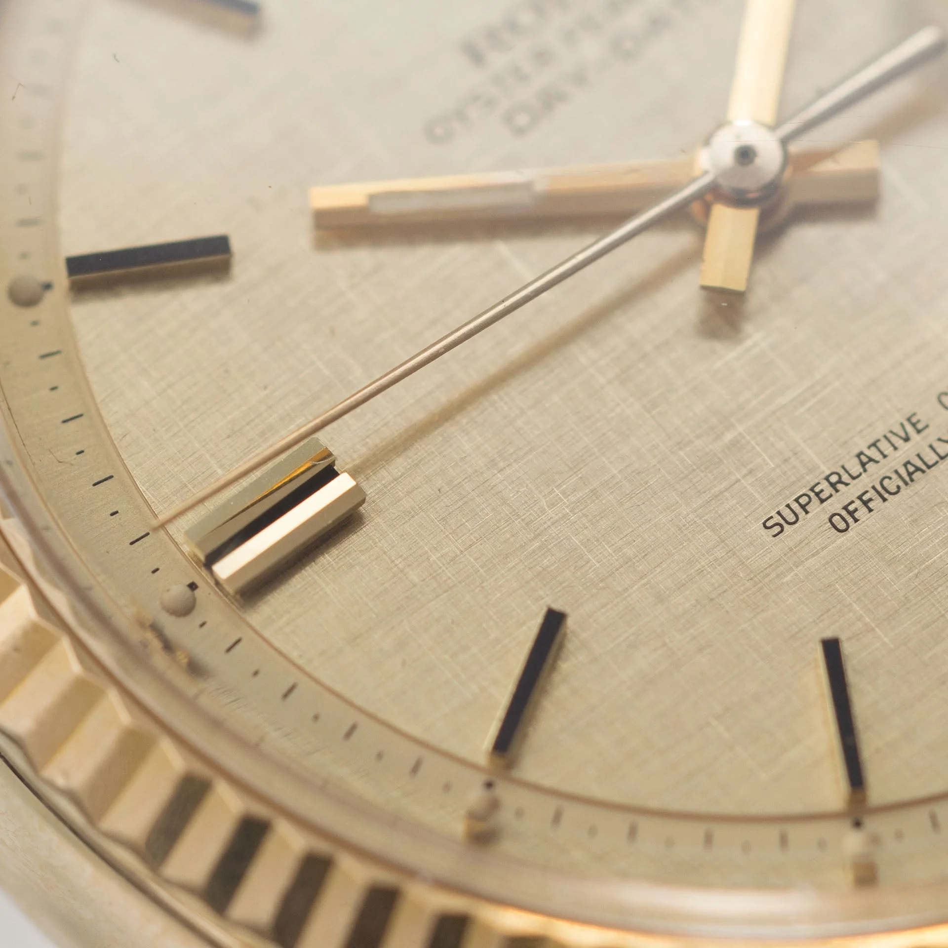Rolex Day-Date 1803 Yellow Gold Linen Dial - Image 12