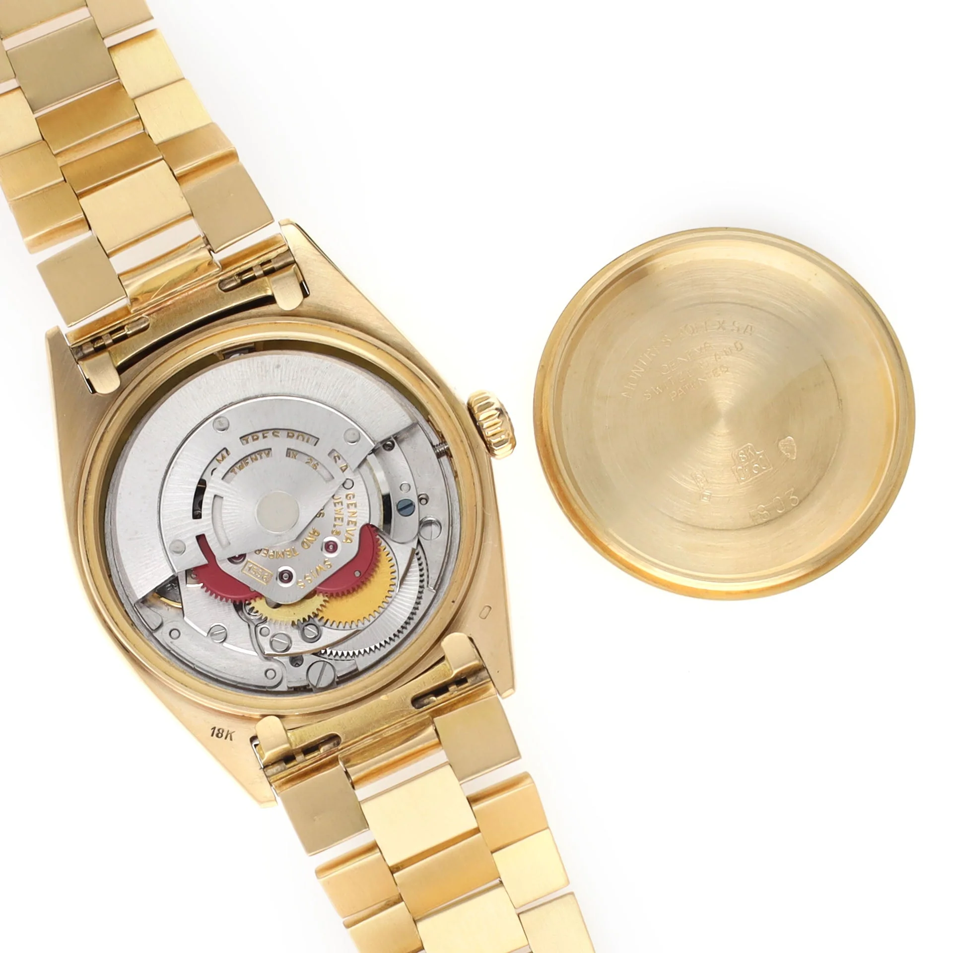 Rolex Day-Date 1803 Yellow Gold Linen Dial - Image 8