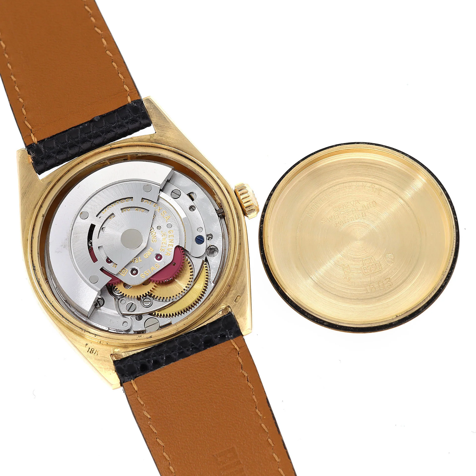 Rolex Day-Date 1803 Yellow Gold Champagne Pie-Pan Dial - Image 4