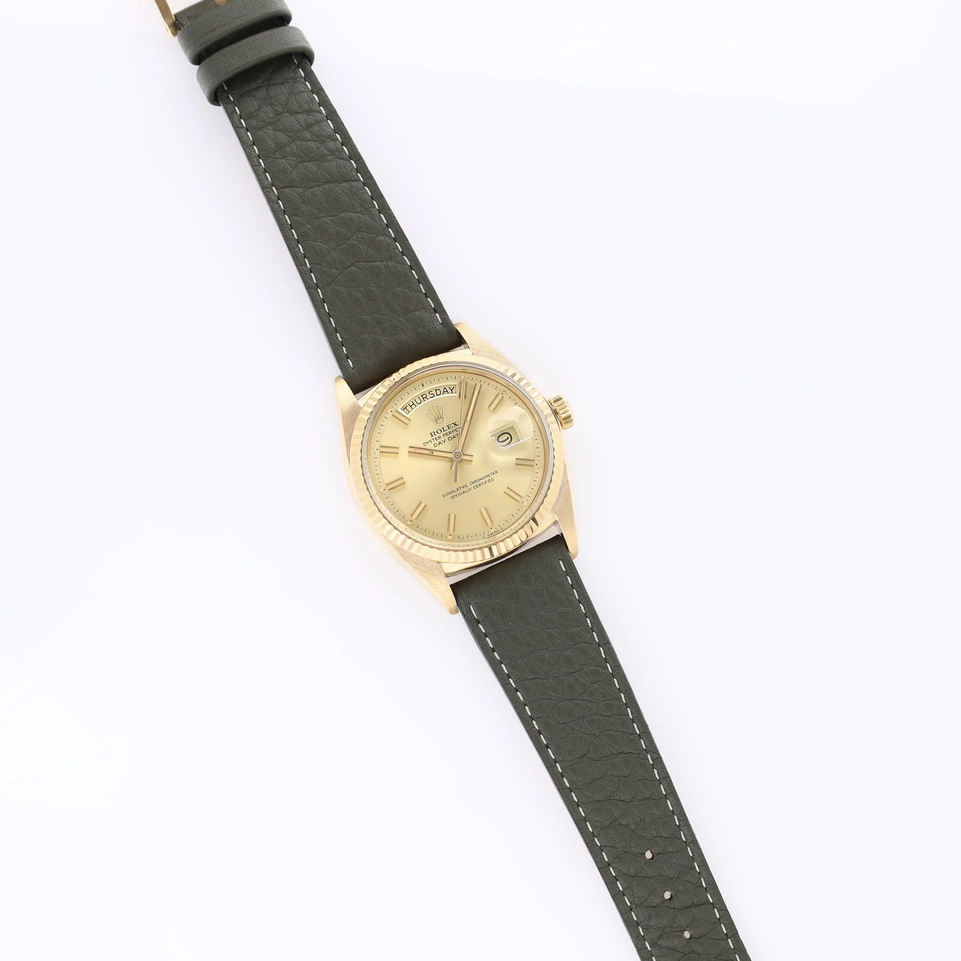 Rolex Day-Date 1803 Yellow Gold Wide Boy Dial - Image 6