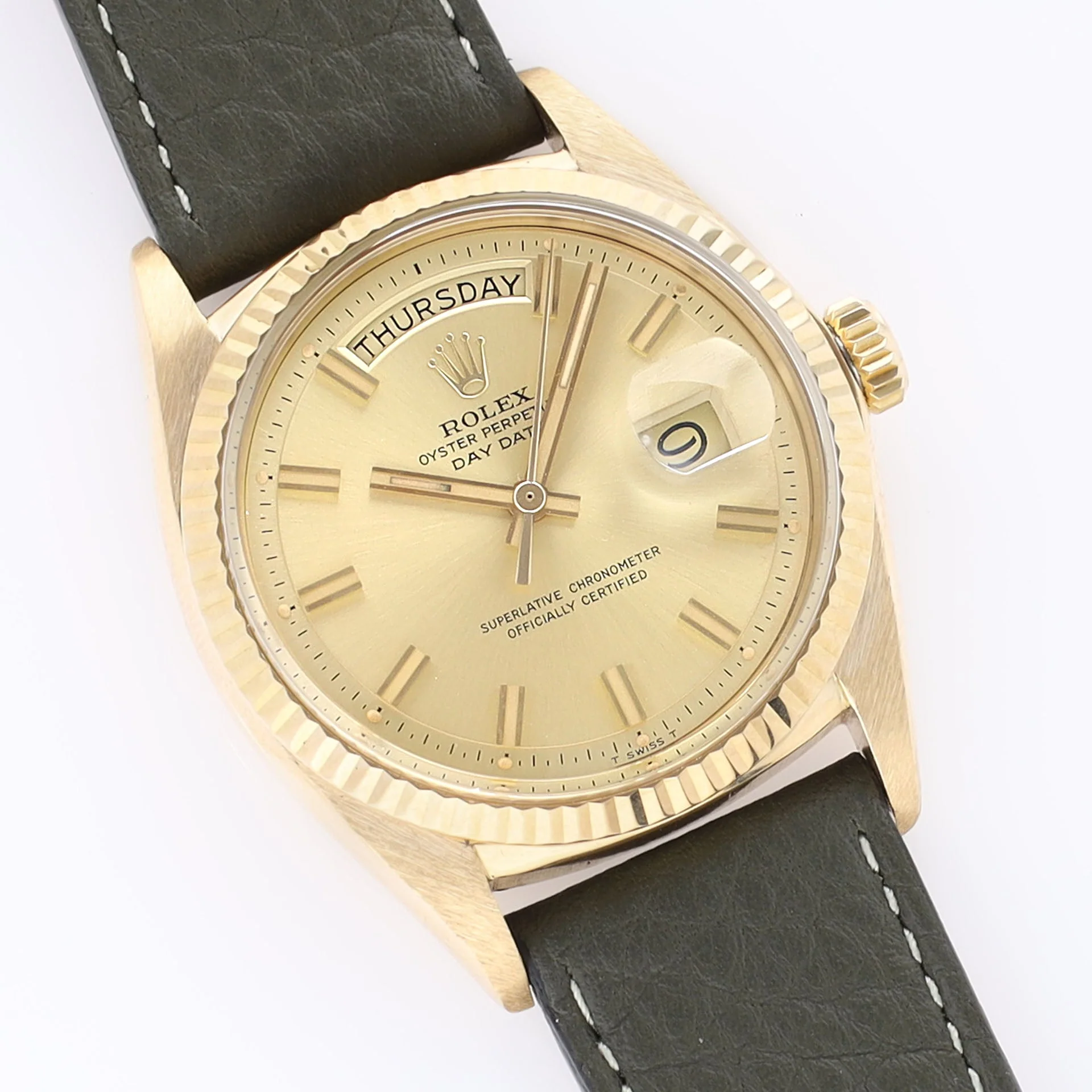 Rolex Day-Date 1803 Yellow Gold Wide Boy Dial - Image 7