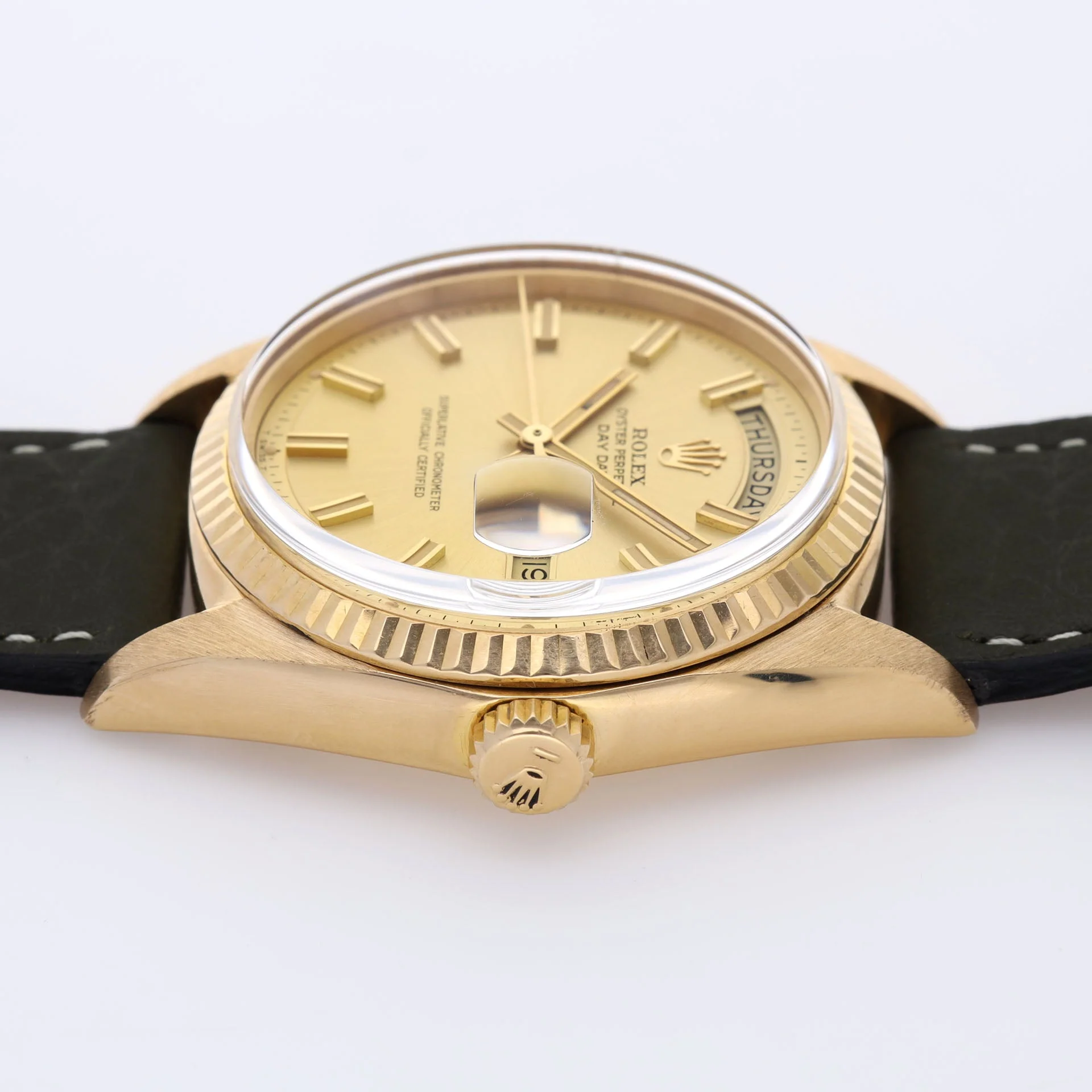 Rolex Day-Date 1803 Yellow Gold Wide Boy Dial - Image 8