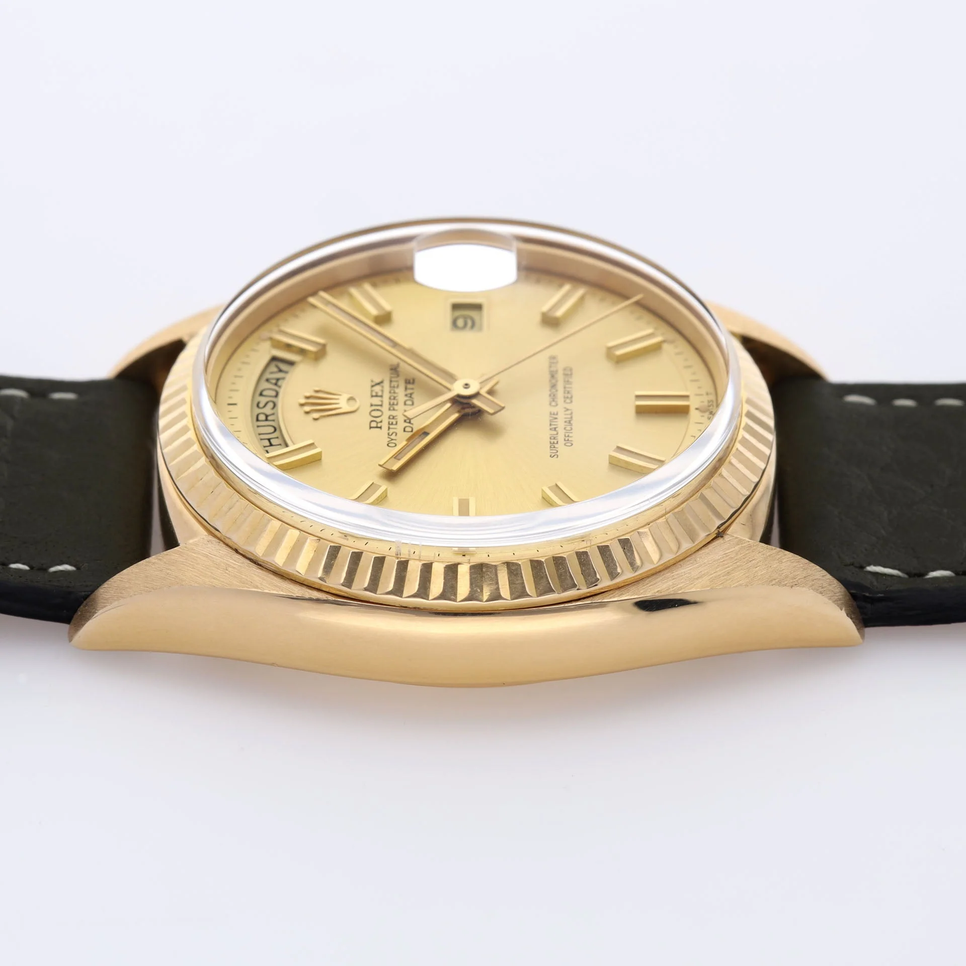 Rolex Day-Date 1803 Yellow Gold Wide Boy Dial - Image 9