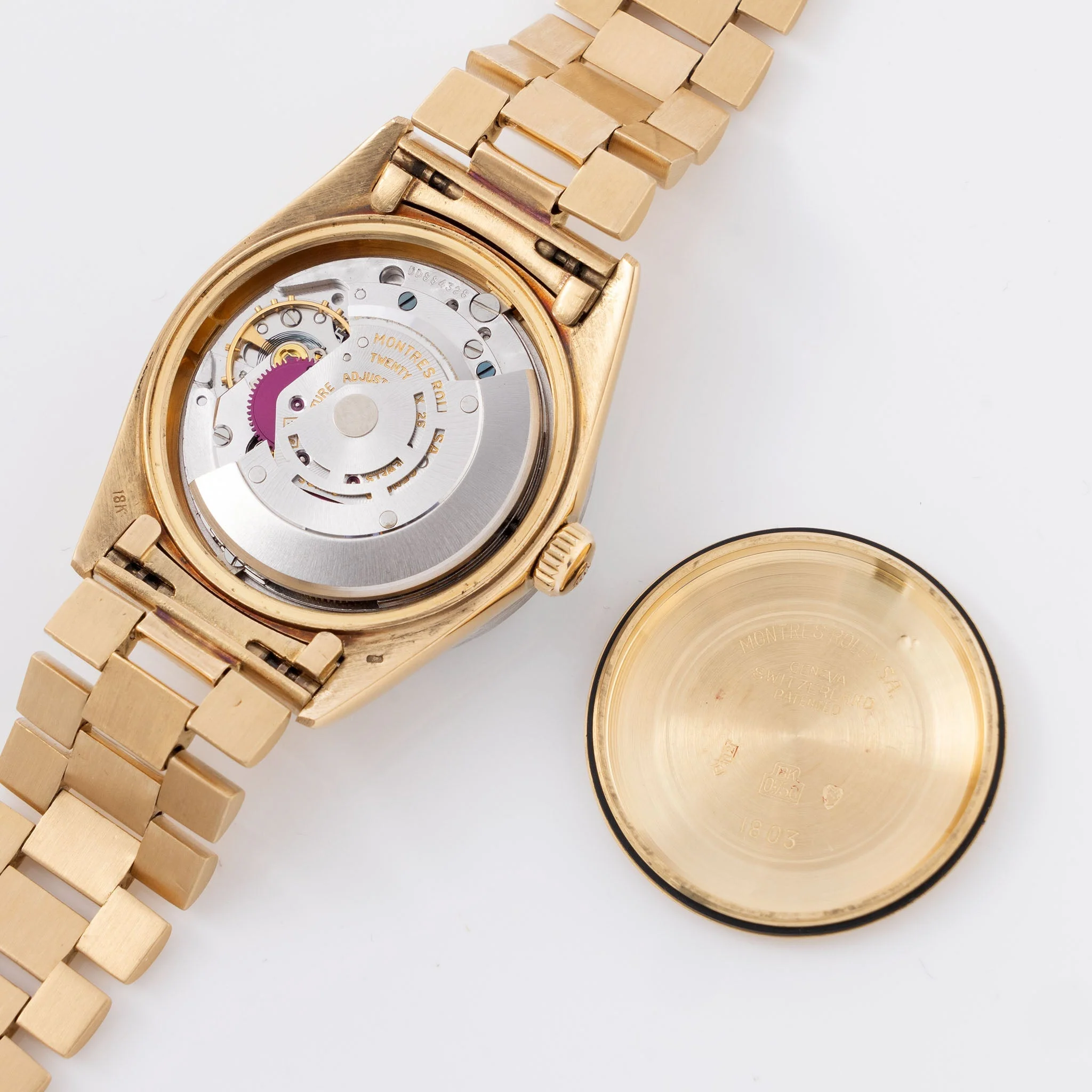 Rolex Day-Date Yellow Gold Champagne Diamond Dial Ref 1804 - Image 12