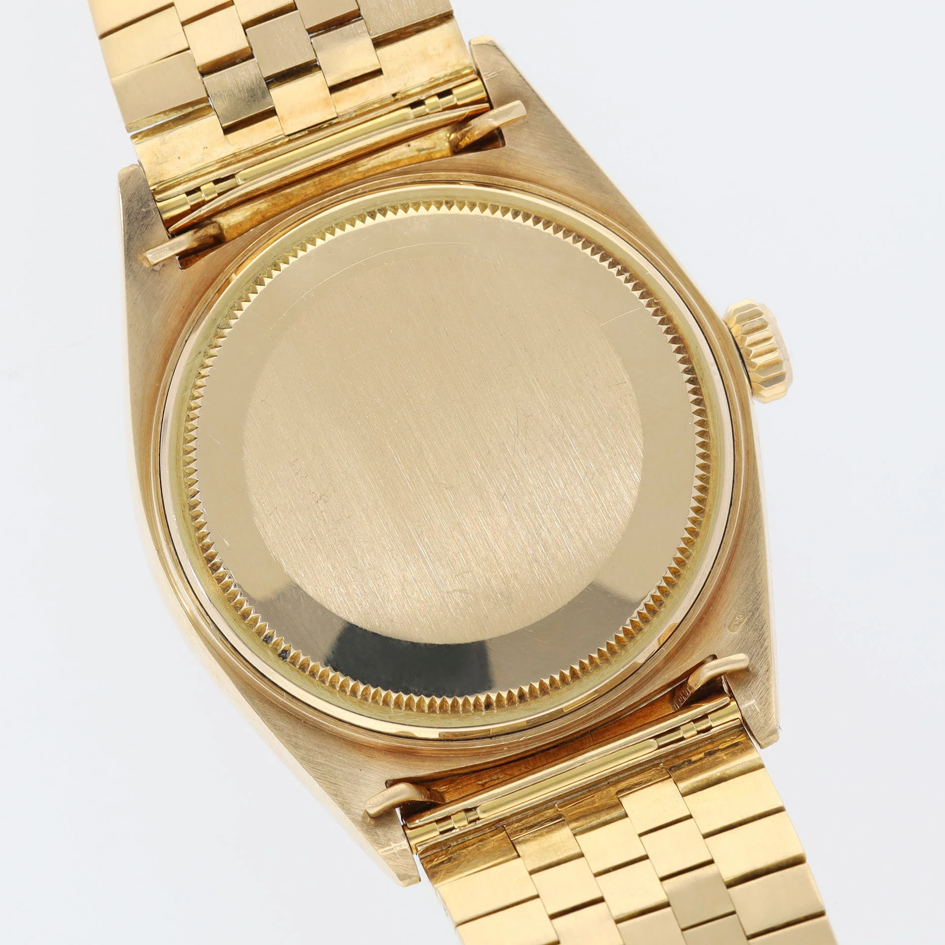 Rolex Day-Date 1806 Yellow Gold Florentine Finish on Brick Bracelet - Image 5