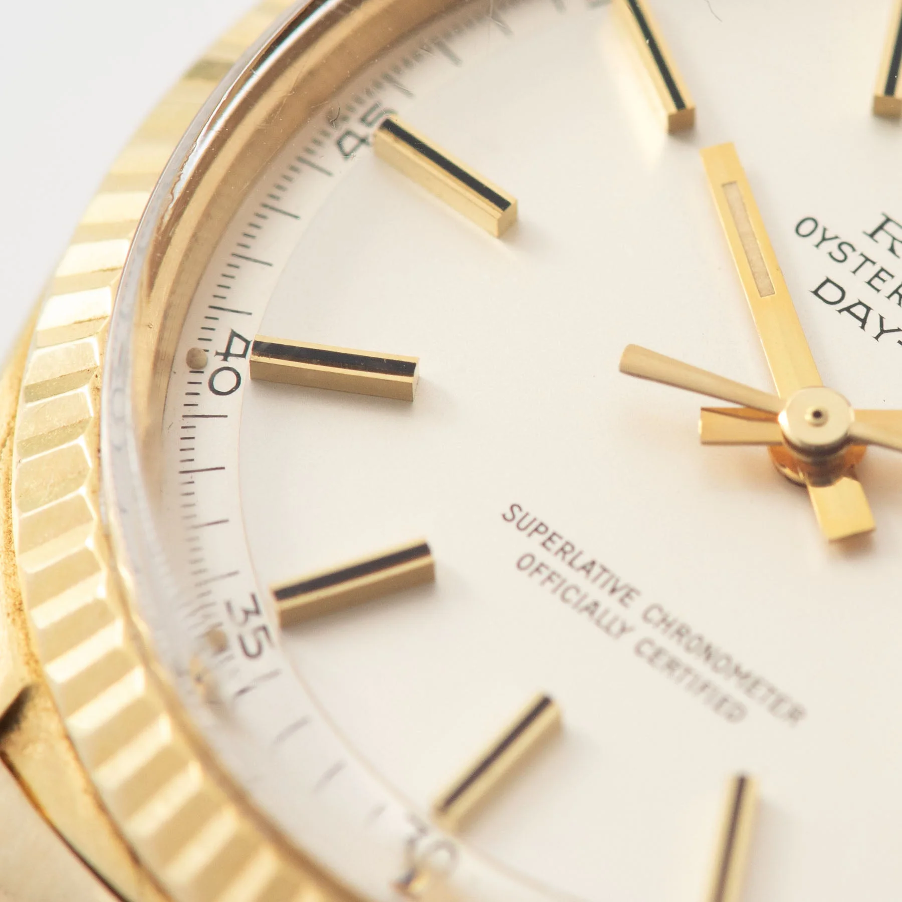 Rolex Day Date Yellow Gold 1803 Matte Silver Dial - Image 6