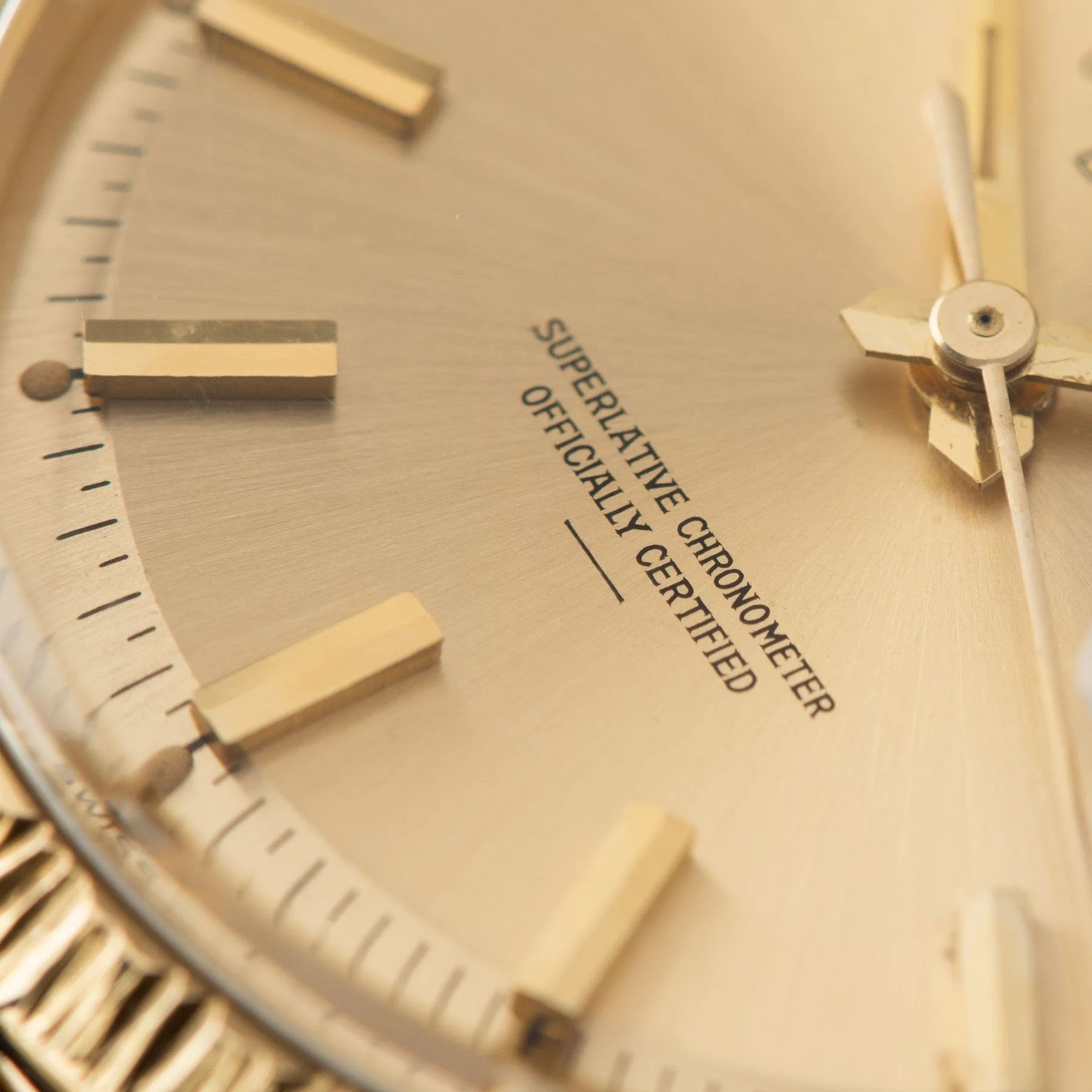 Rolex Day-Date Yellow Gold with Champagne Underline Dial 1807 - Image 6