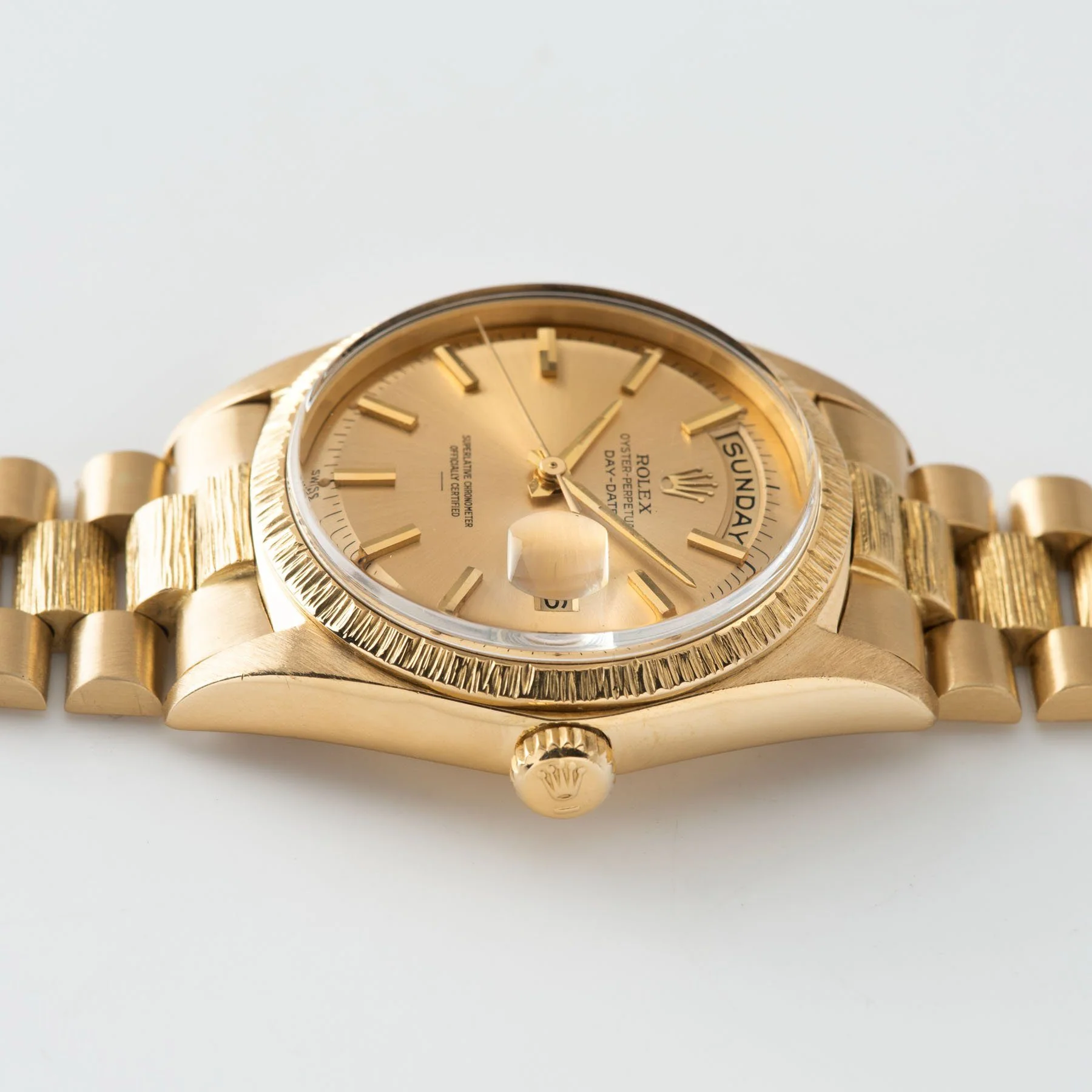 Rolex Day-Date Yellow Gold with Champagne Underline Dial 1807 - Image 7
