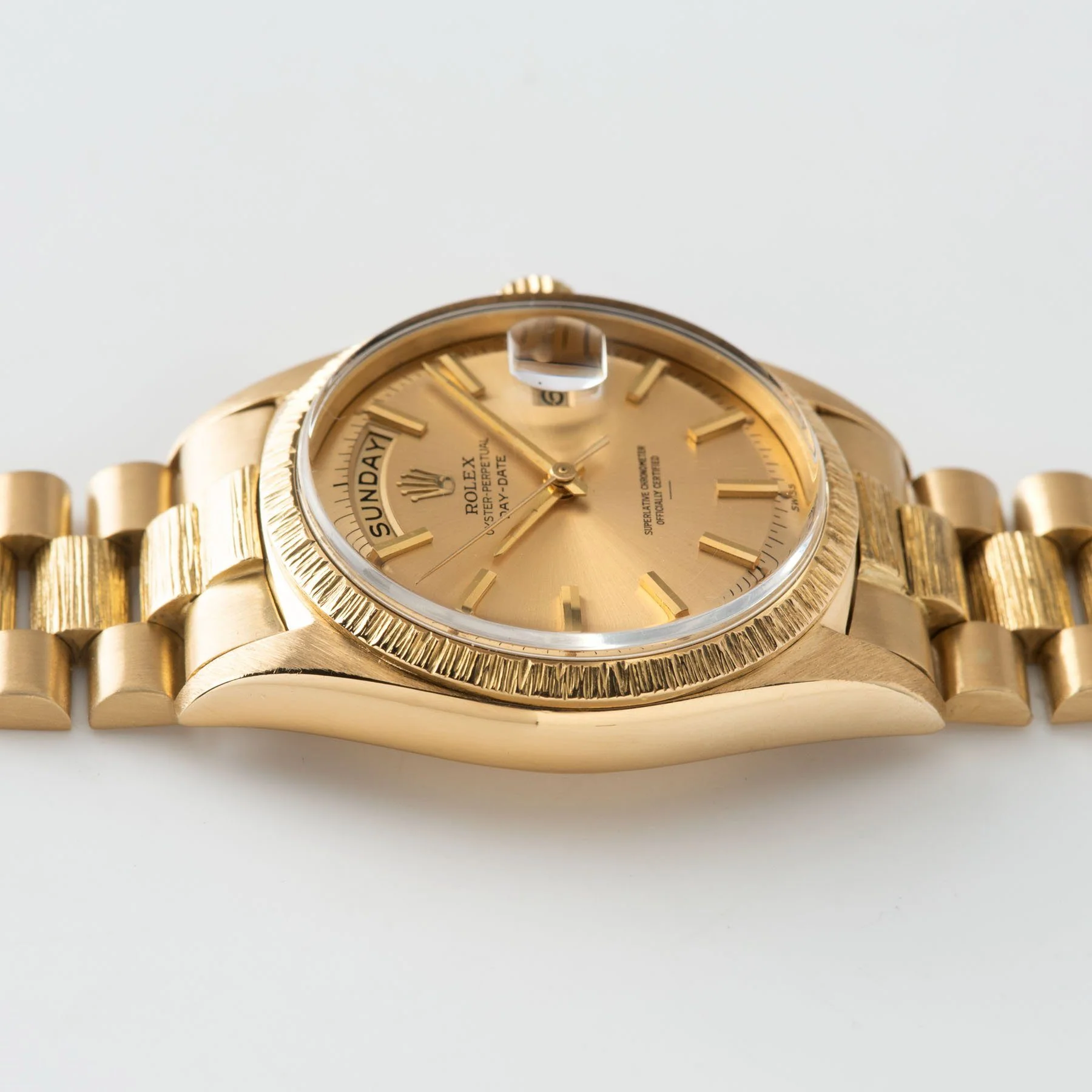 Rolex Day-Date Yellow Gold with Champagne Underline Dial 1807 - Image 8