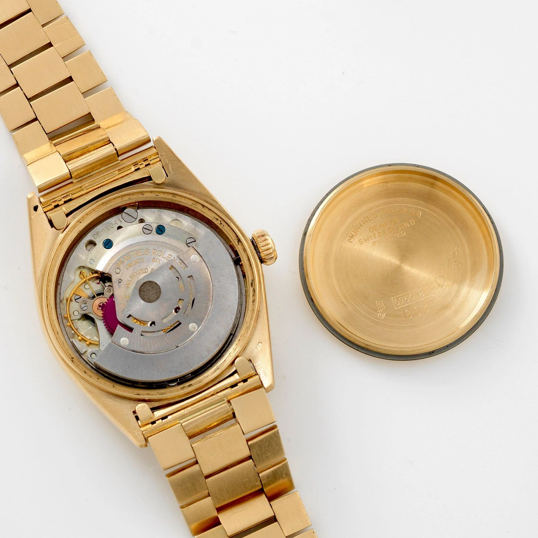 Rolex Day-Date Yellow Gold with Champagne Underline Dial 1807 - Image 9