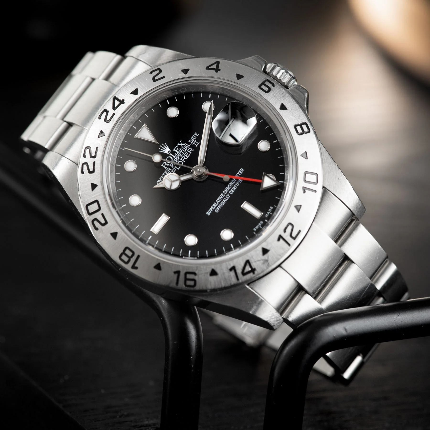Rolex Explorer 2 Black Dial 16570 - Image 4