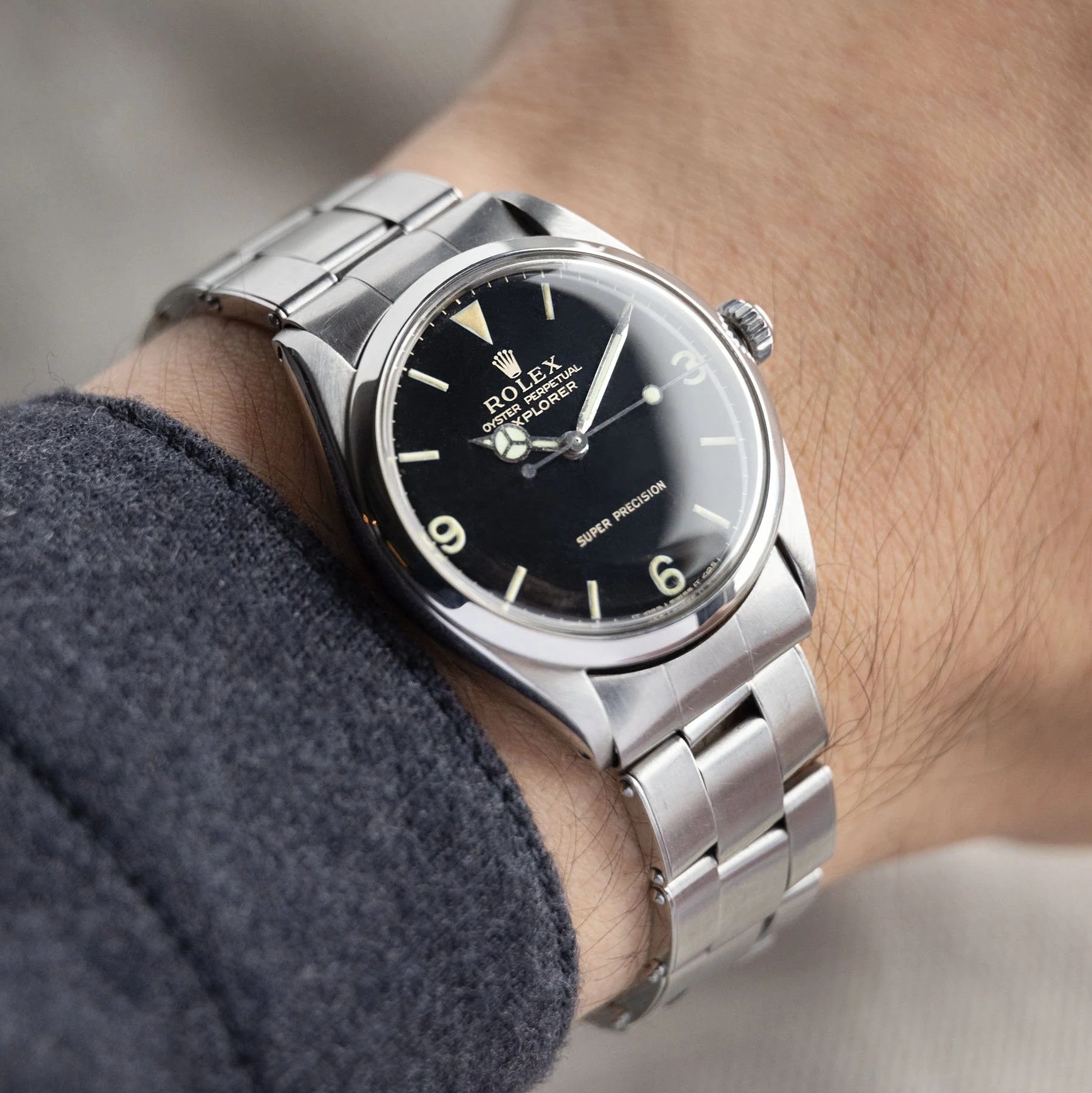 Rolex Explorer Gilt Dial Super Precision 5500 - Image 6