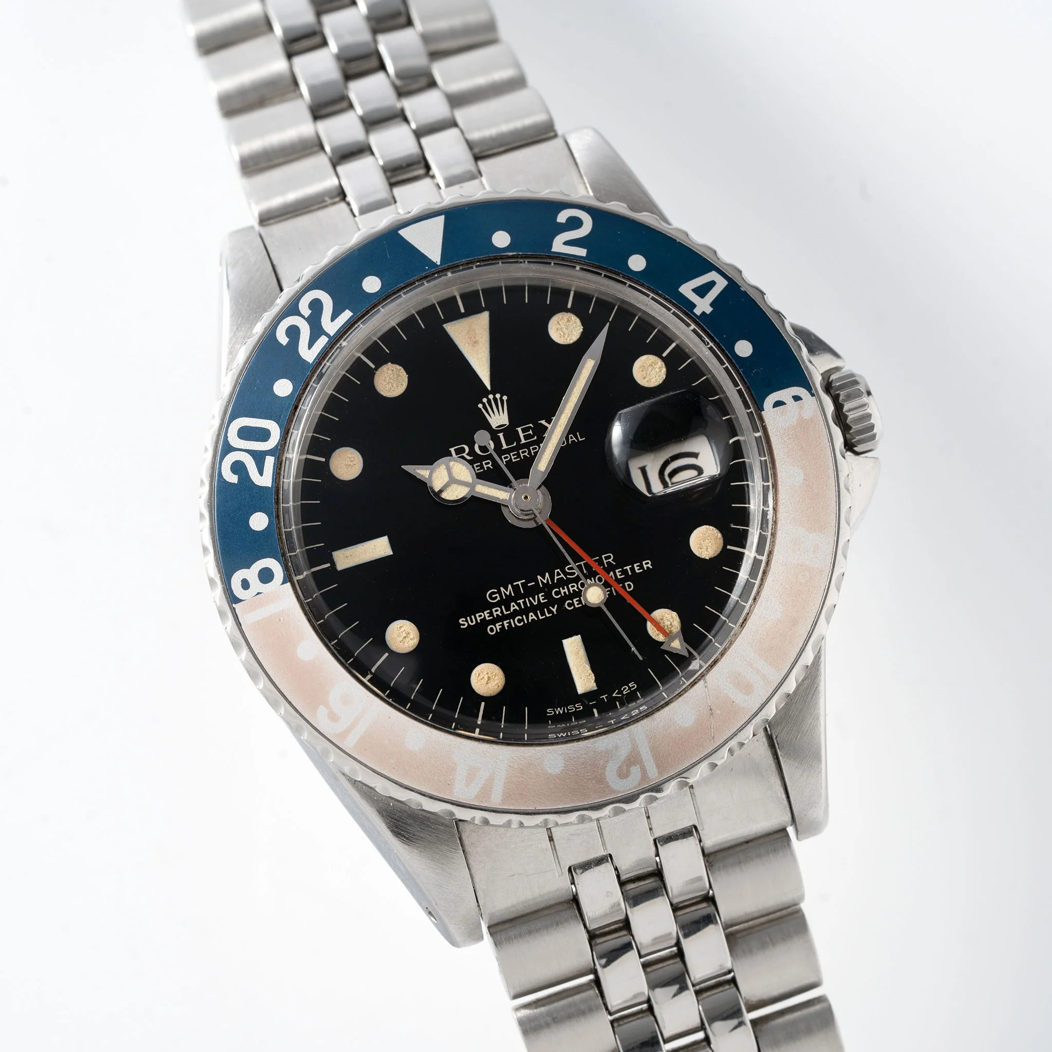 Rolex GMT-Master Ref 1675 Gilt Dial Pointed Crown Guard - Image 3
