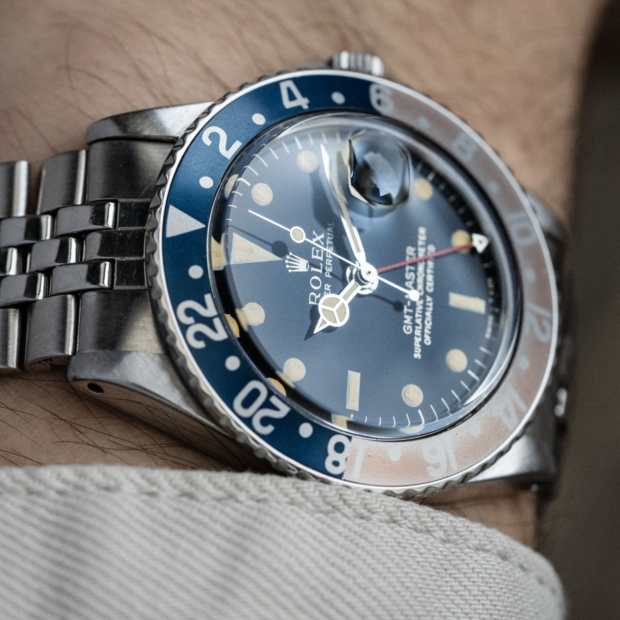 Rolex GMT-Master Ref 1675 Gilt Dial Pointed Crown Guard - Image 6