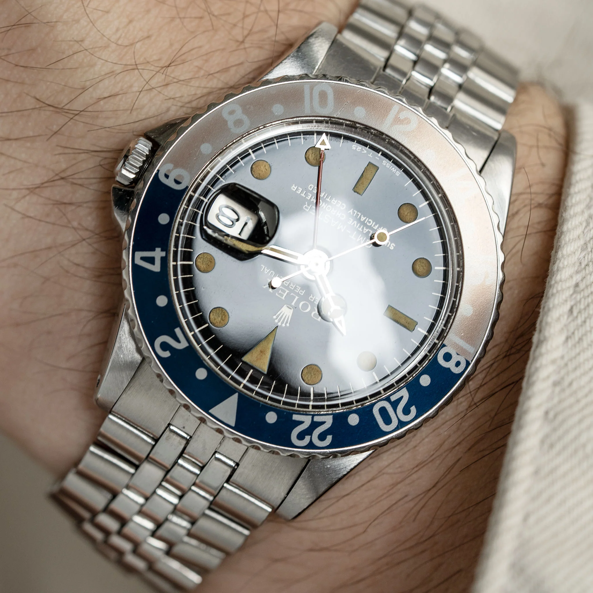 Rolex GMT-Master Ref 1675 Gilt Dial Pointed Crown Guard - Image 7