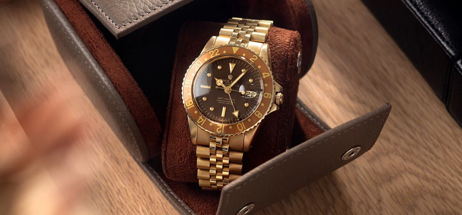 Rolex GMT Master Yellow 1675 Gold Brown Dial - Image 13