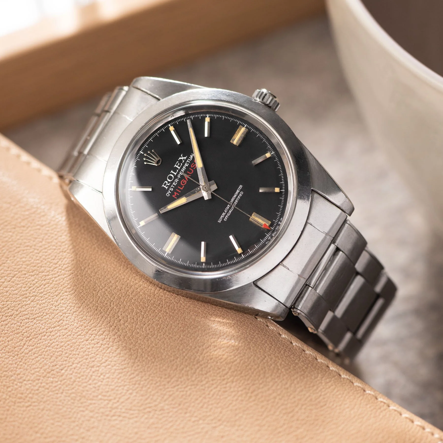 Rolex Milgauss 1019 Black Dial Square Lume Box and Papers - Image 8