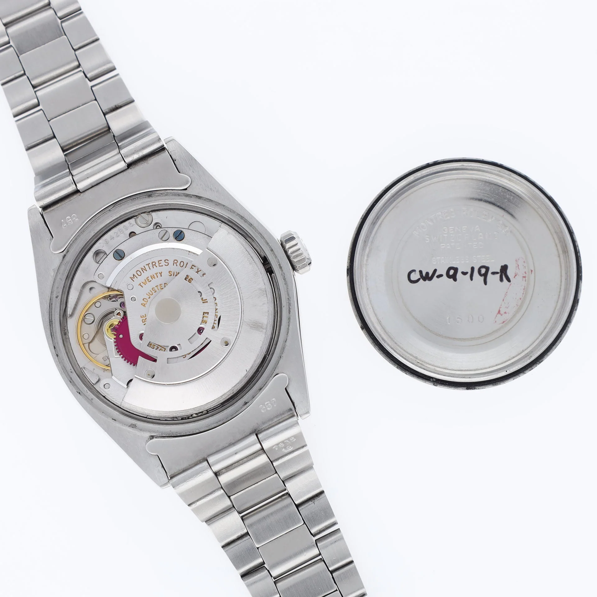 Rolex Oyster Perpetual Date 1500 Silver Soleil Dial - Image 6