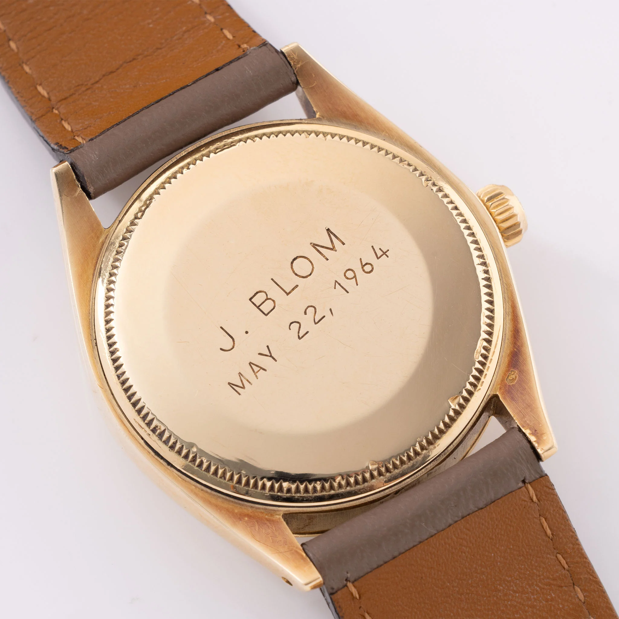 Rolex Oyster Perpetual Ref. 1002 ‘Coca Cola 25 Years’ Dial in 14K Yellow Gold - Image 8