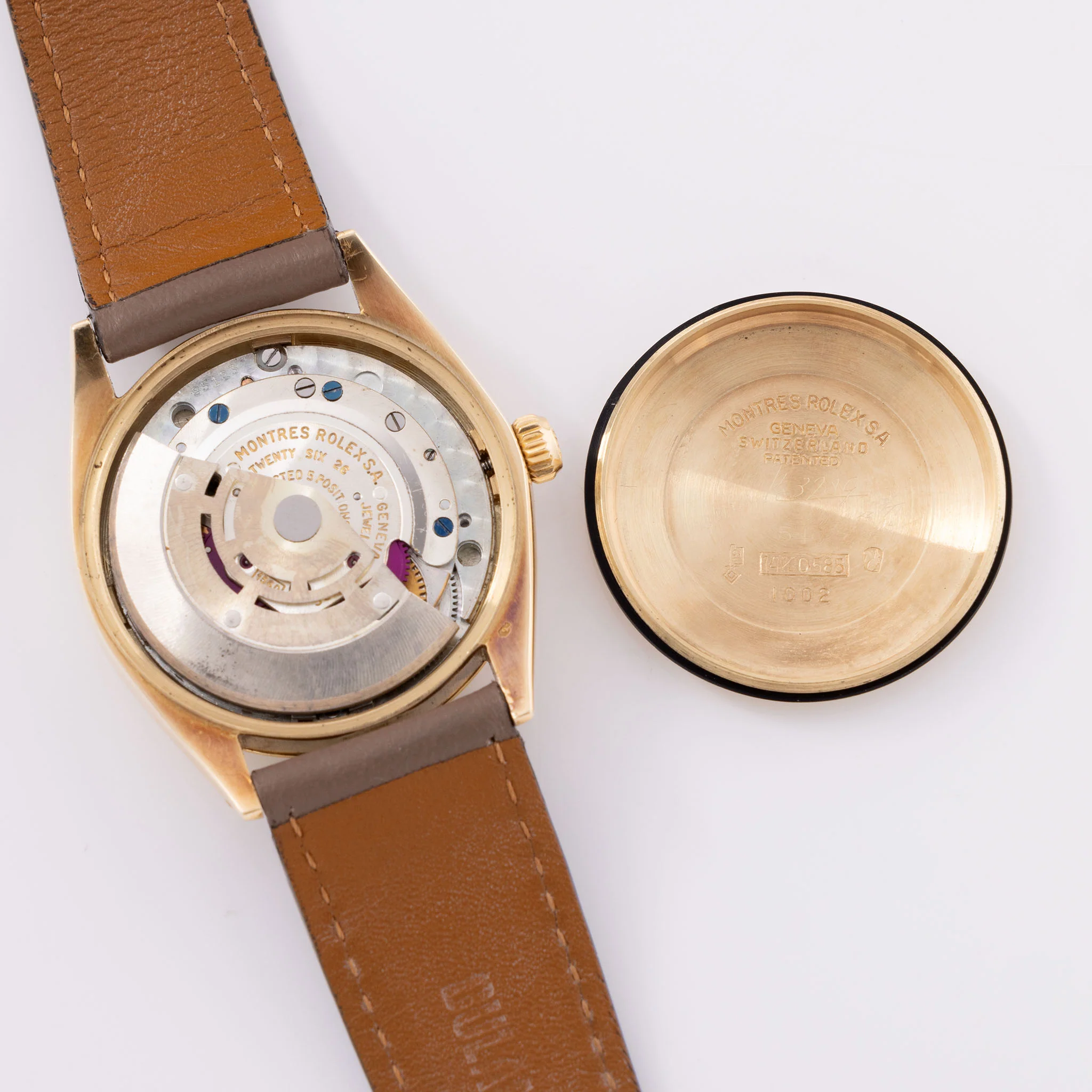 Rolex Oyster Perpetual Ref. 1002 ‘Coca Cola 25 Years’ Dial in 14K Yellow Gold - Image 9