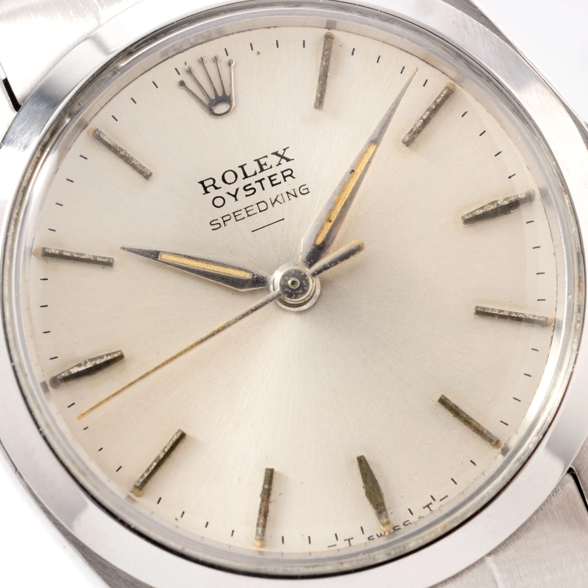 Rolex Oyster Speedking Underline Dial Military Provenance Ref 6430 - Image 3