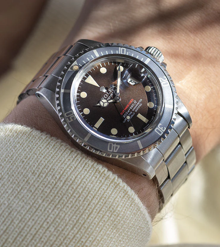 Rolex Red Submariner Date 1680 Tropical Mk 2 Dial Box and Papers - Image 18