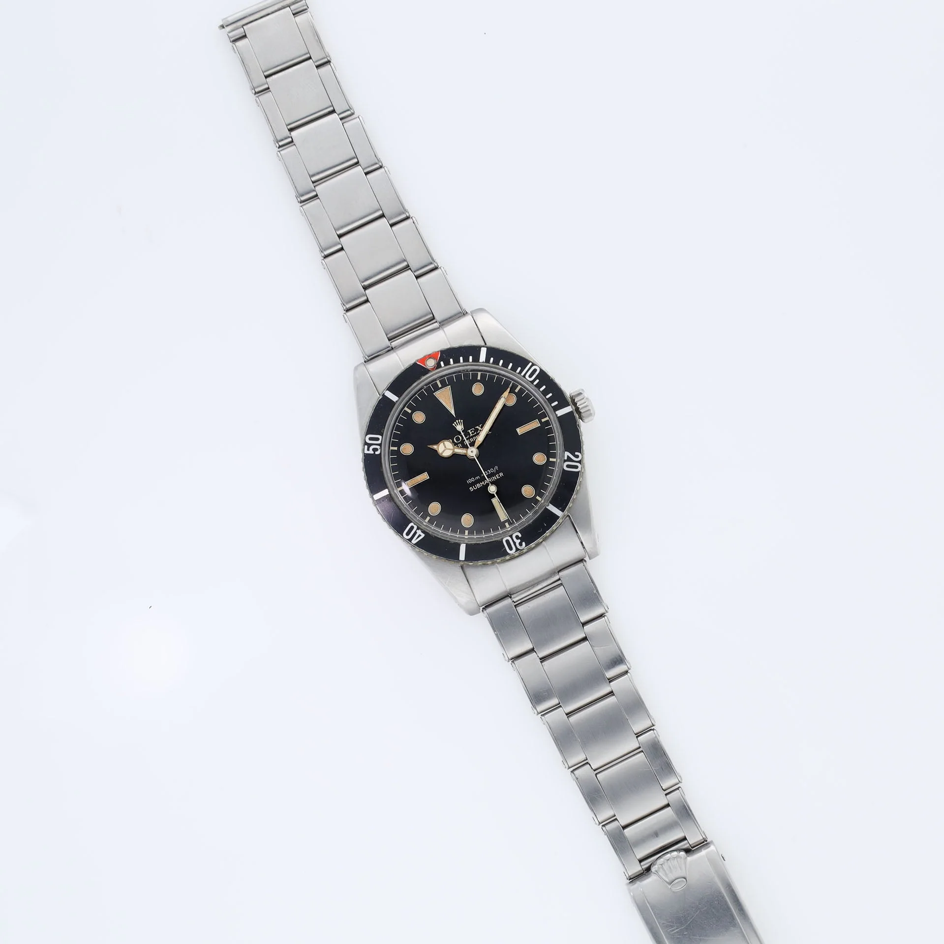 Rolex Submariner 6536-1 Gilt Dial Red Triangle Bezel Insert - Image 13