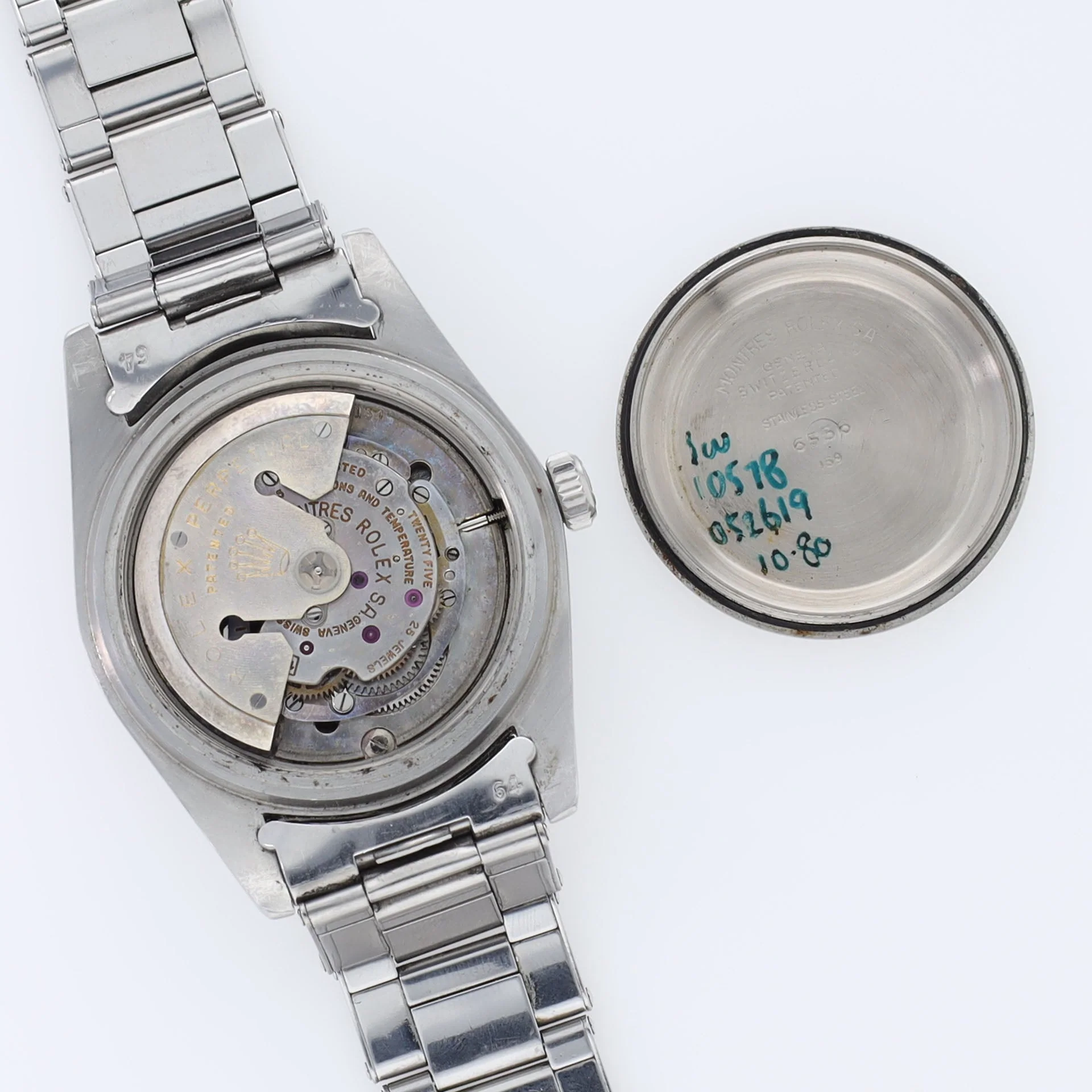 Rolex Submariner 6536-1 Gilt Dial Red Triangle Bezel Insert - Image 15