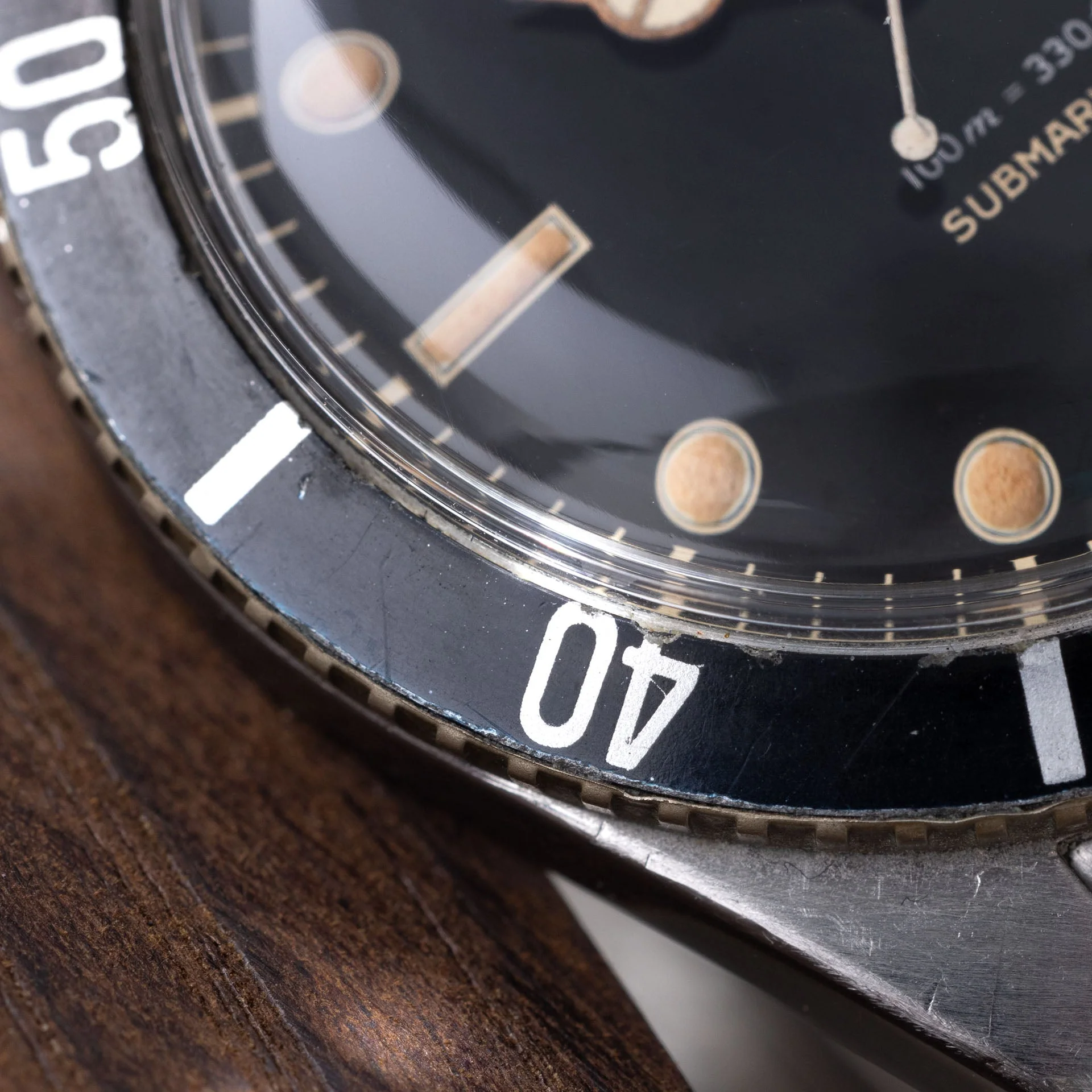 Rolex Submariner 6536-1 Gilt Dial Red Triangle Bezel Insert - Image 18