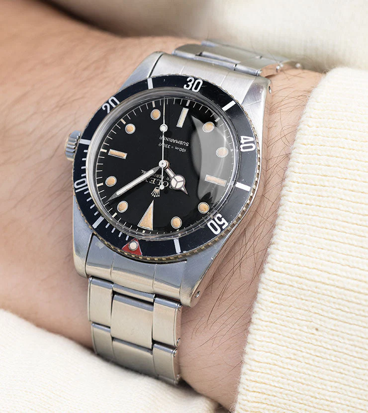 Rolex Submariner 6536-1 Gilt Dial Red Triangle Bezel Insert - Image 19