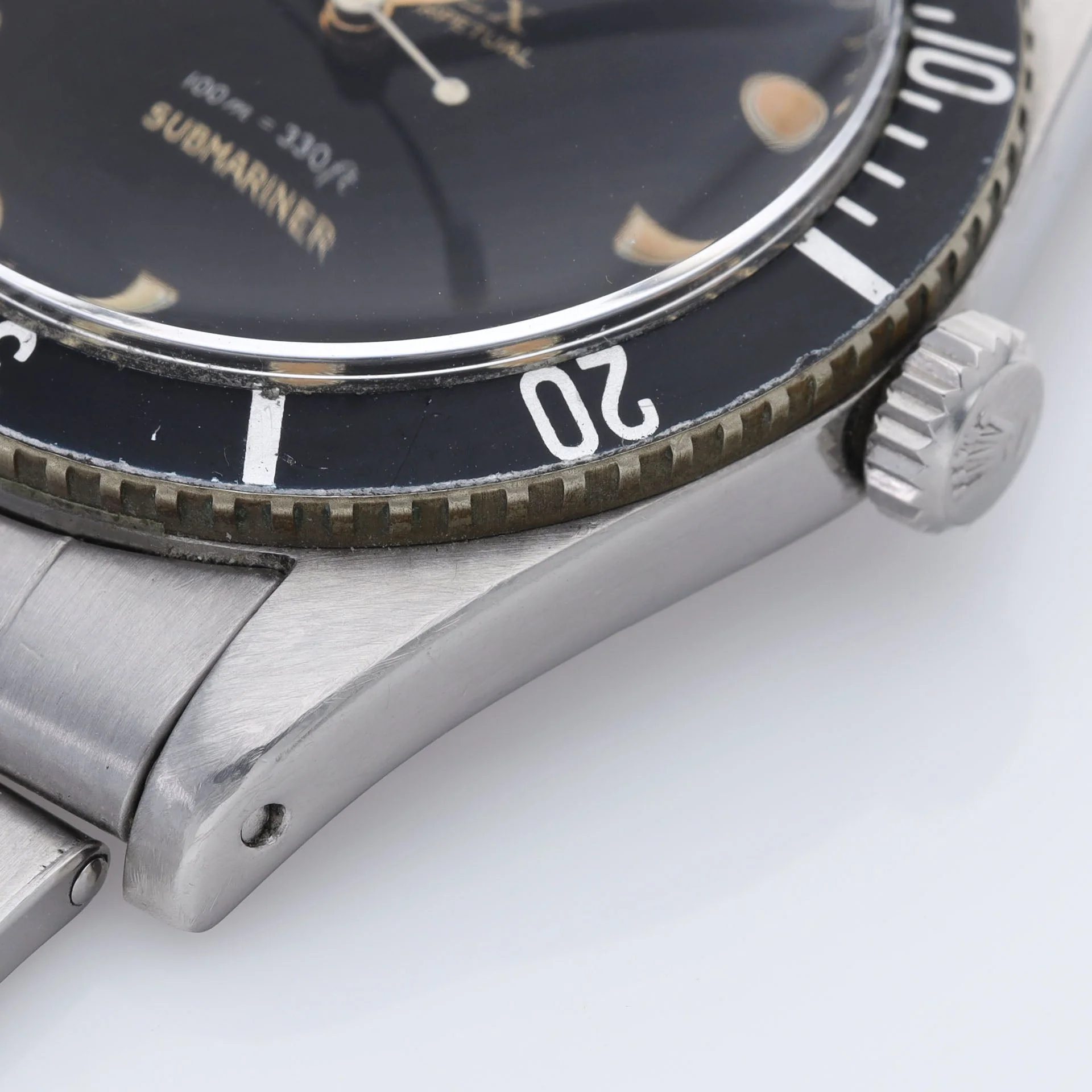 Rolex Submariner 6536-1 Gilt Dial Red Triangle Bezel Insert - Image 7