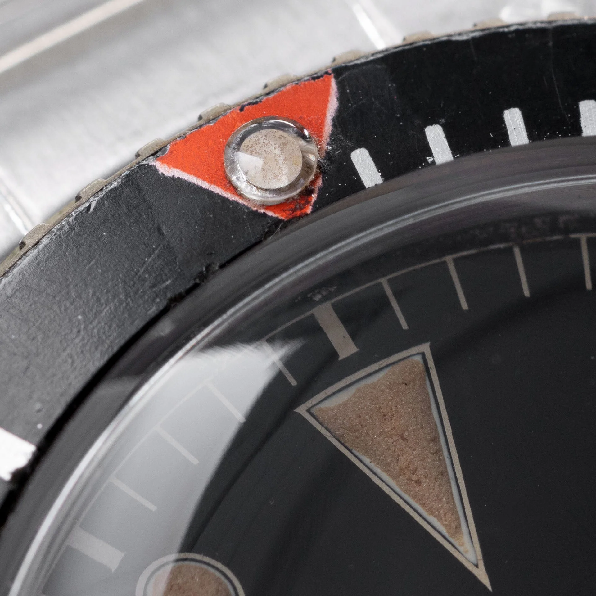 Rolex Submariner 6536-1 Gilt Dial Red Triangle Bezel Insert - Image 8