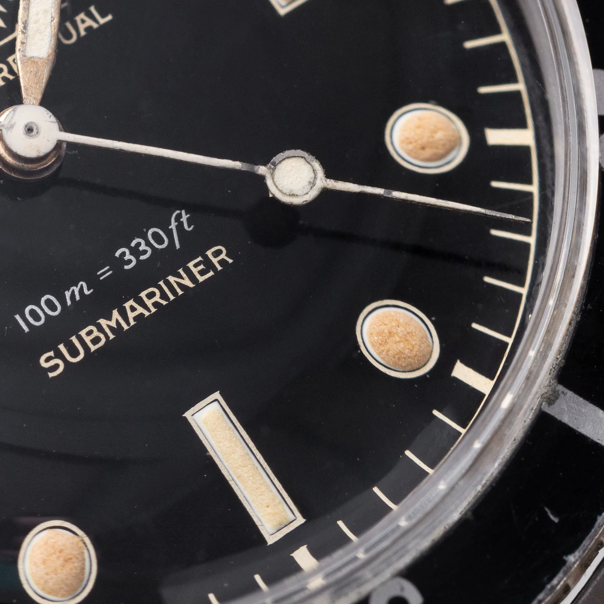 Rolex Submariner 6536-1 Gilt Dial Red Triangle Bezel Insert - Image 9