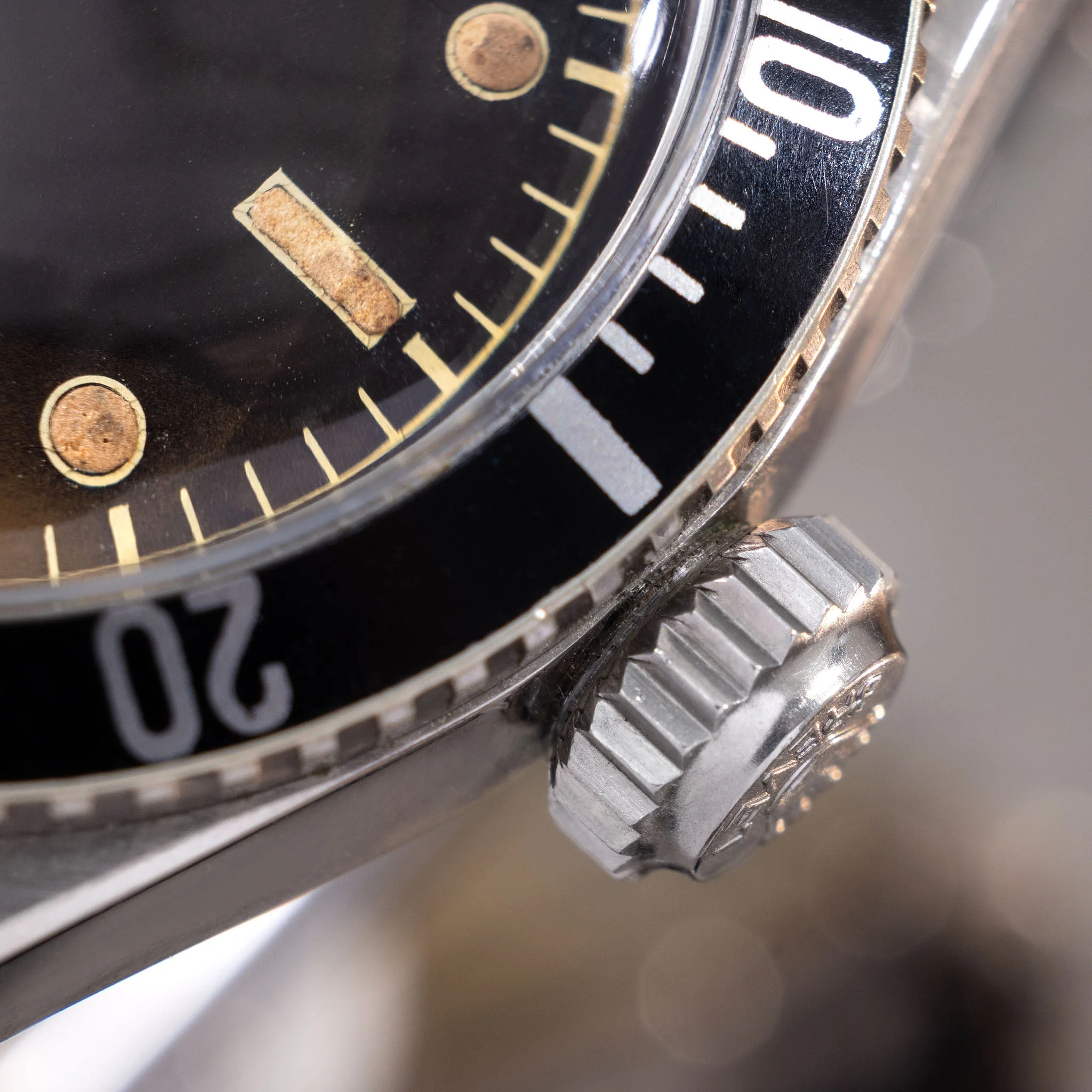 Rolex Submariner 6538 “Big crown” Tropical 2 liner dial - Image 12