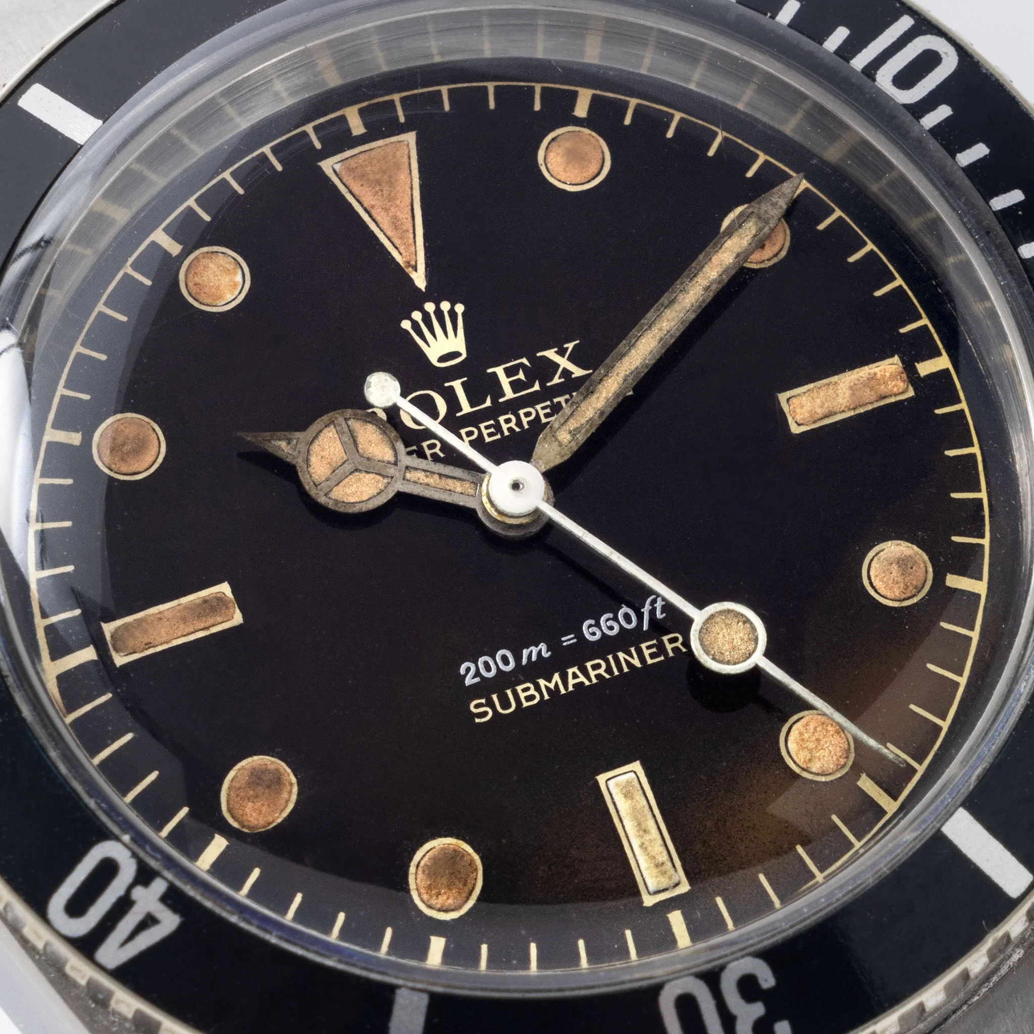 Rolex Submariner 6538 “Big crown” Tropical 2 liner dial - Image 17