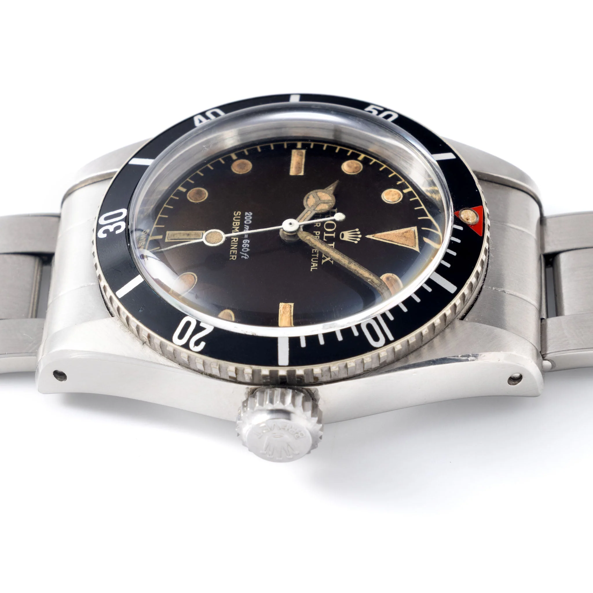 Rolex Submariner 6538 “Big crown” Tropical 2 liner dial - Image 20