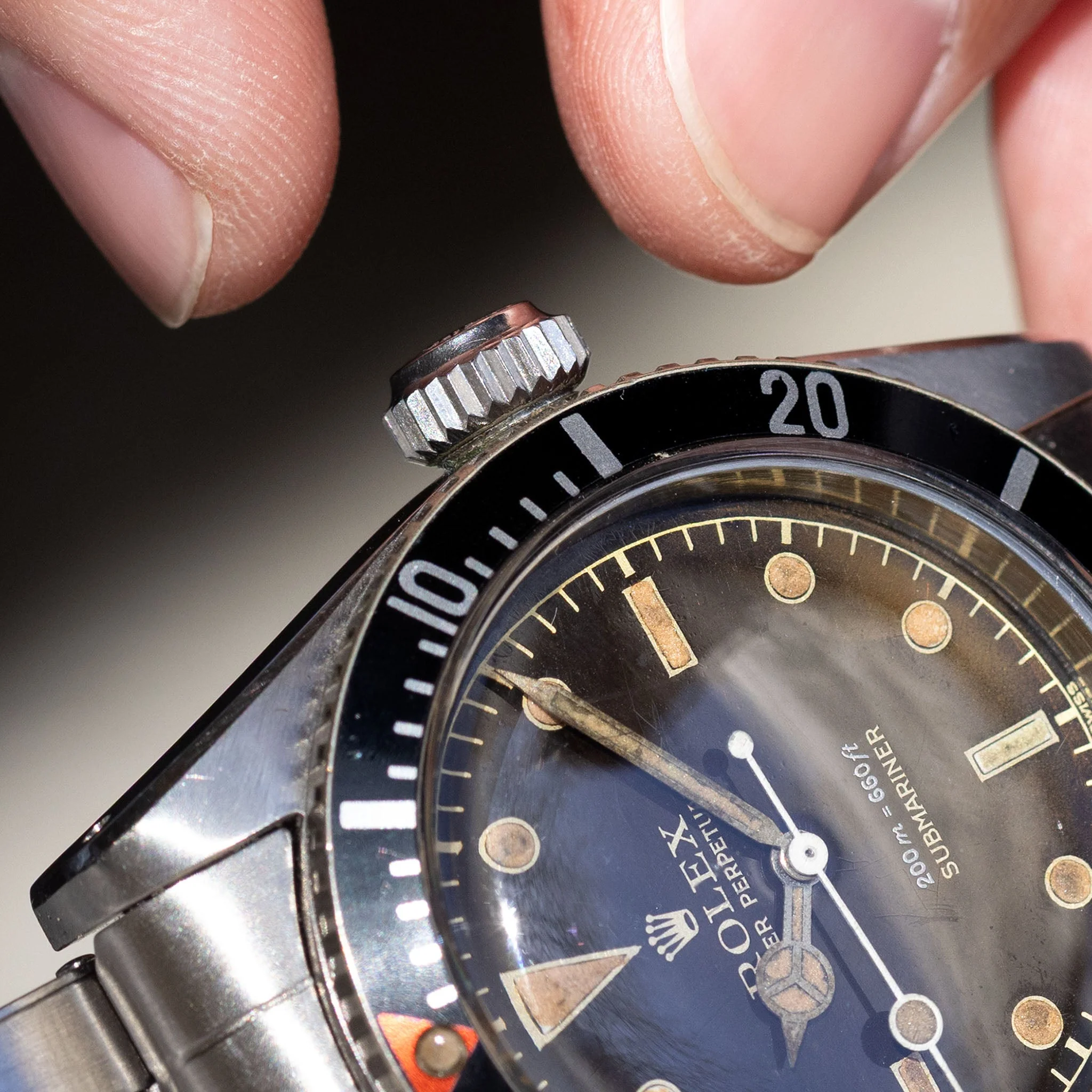 Rolex Submariner 6538 “Big crown” Tropical 2 liner dial - Image 3