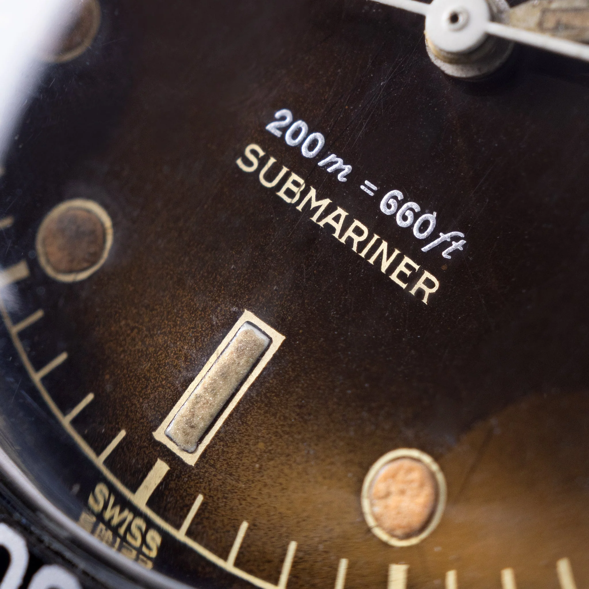 Rolex Submariner 6538 “Big crown” Tropical 2 liner dial - Image 7