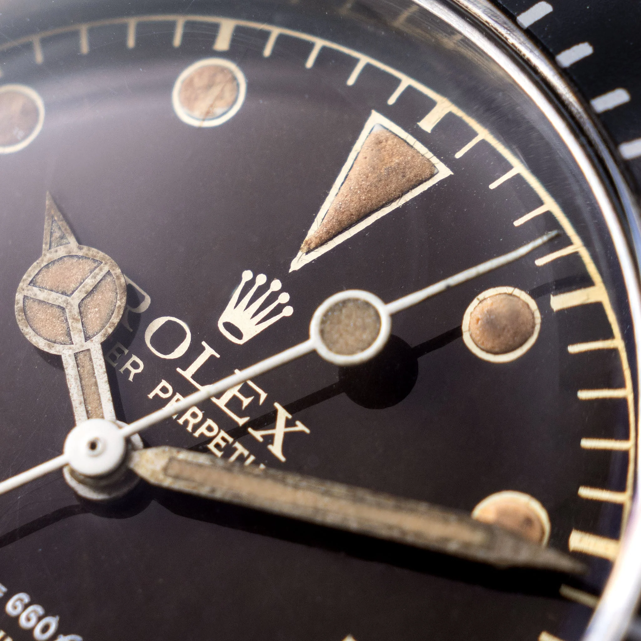 Rolex Submariner 6538 “Big crown” Tropical 2 liner dial - Image 9